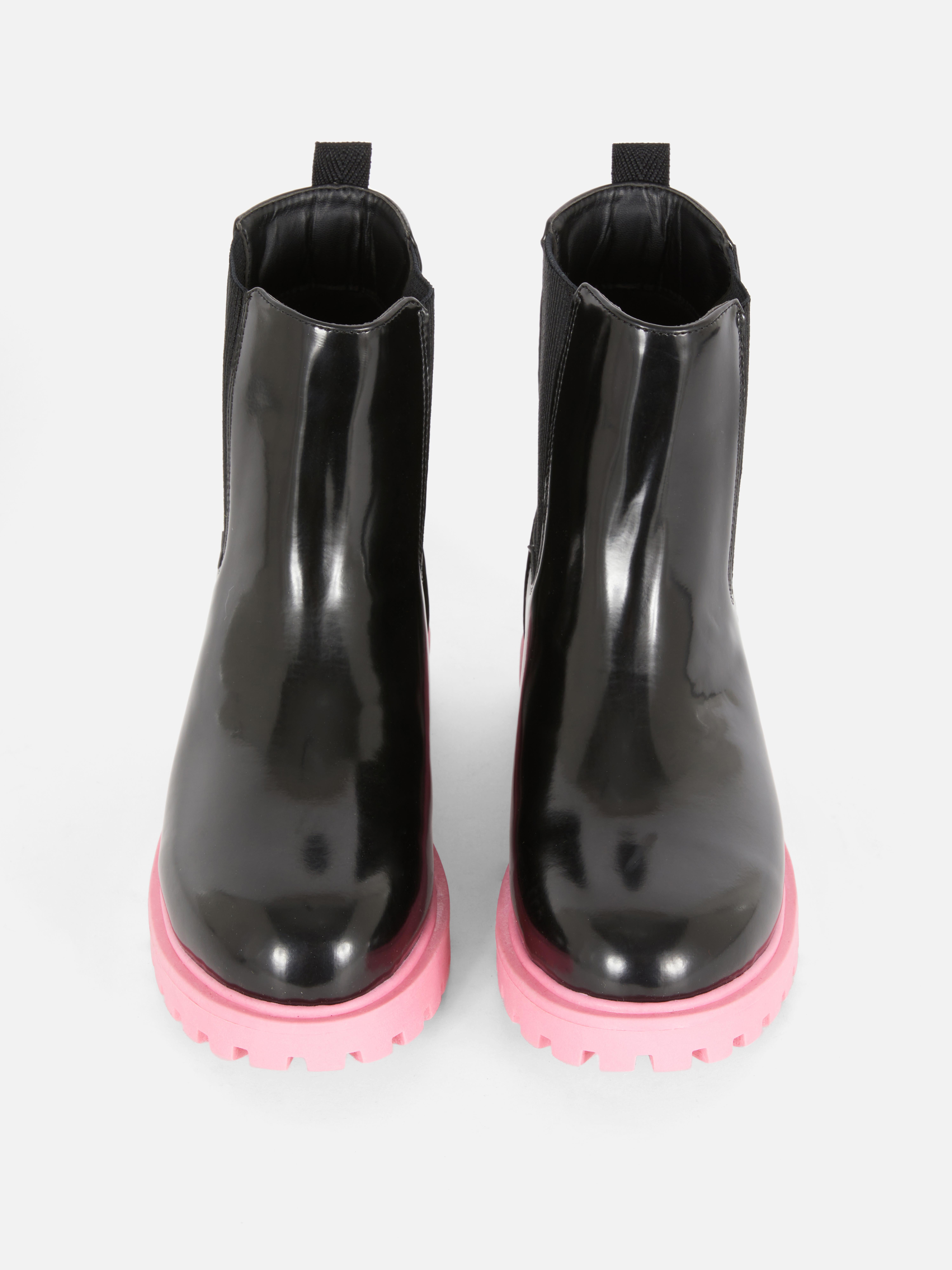 greta black chelsea boots primark