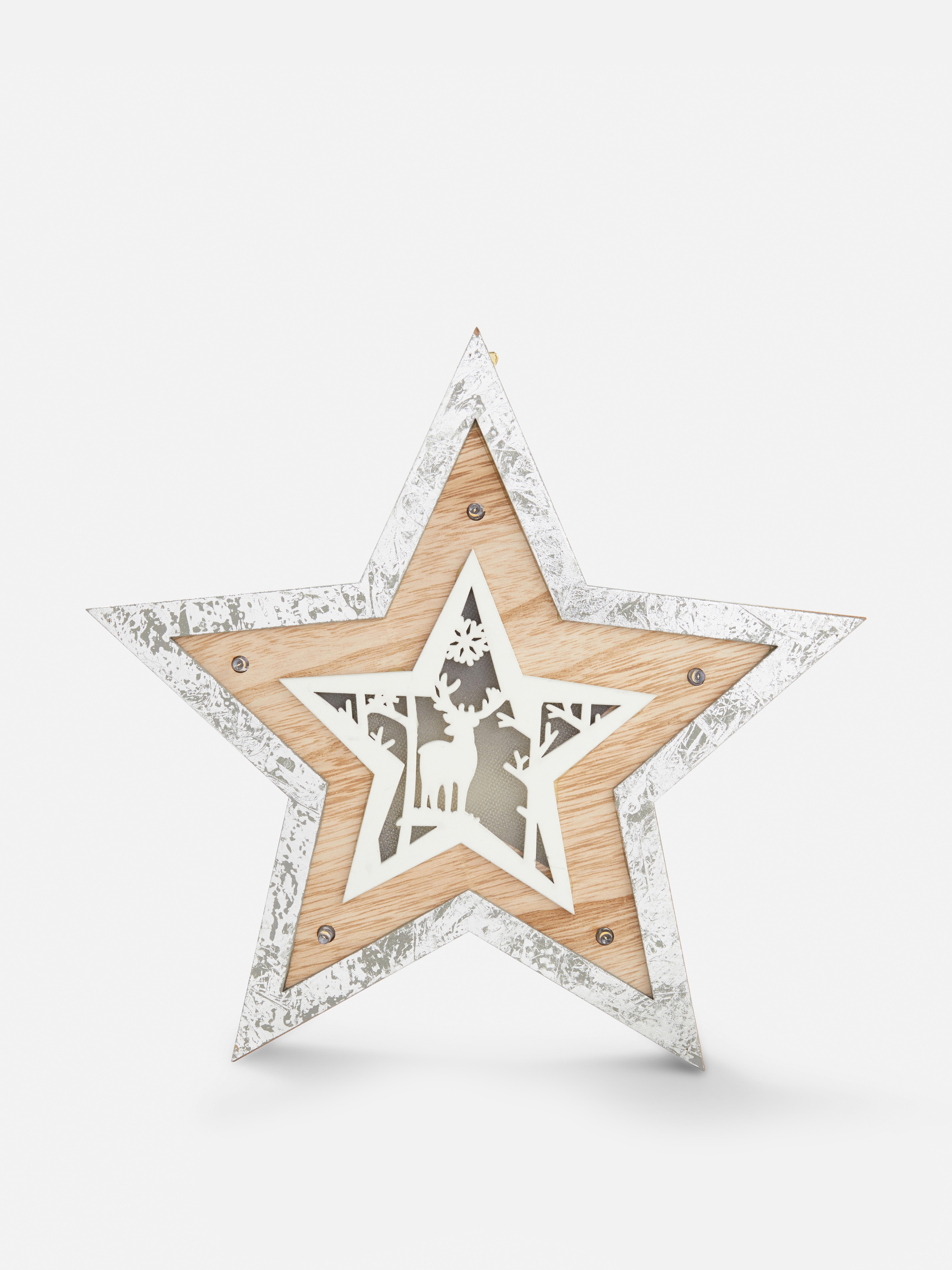 Light Up Star Christmas Ornament