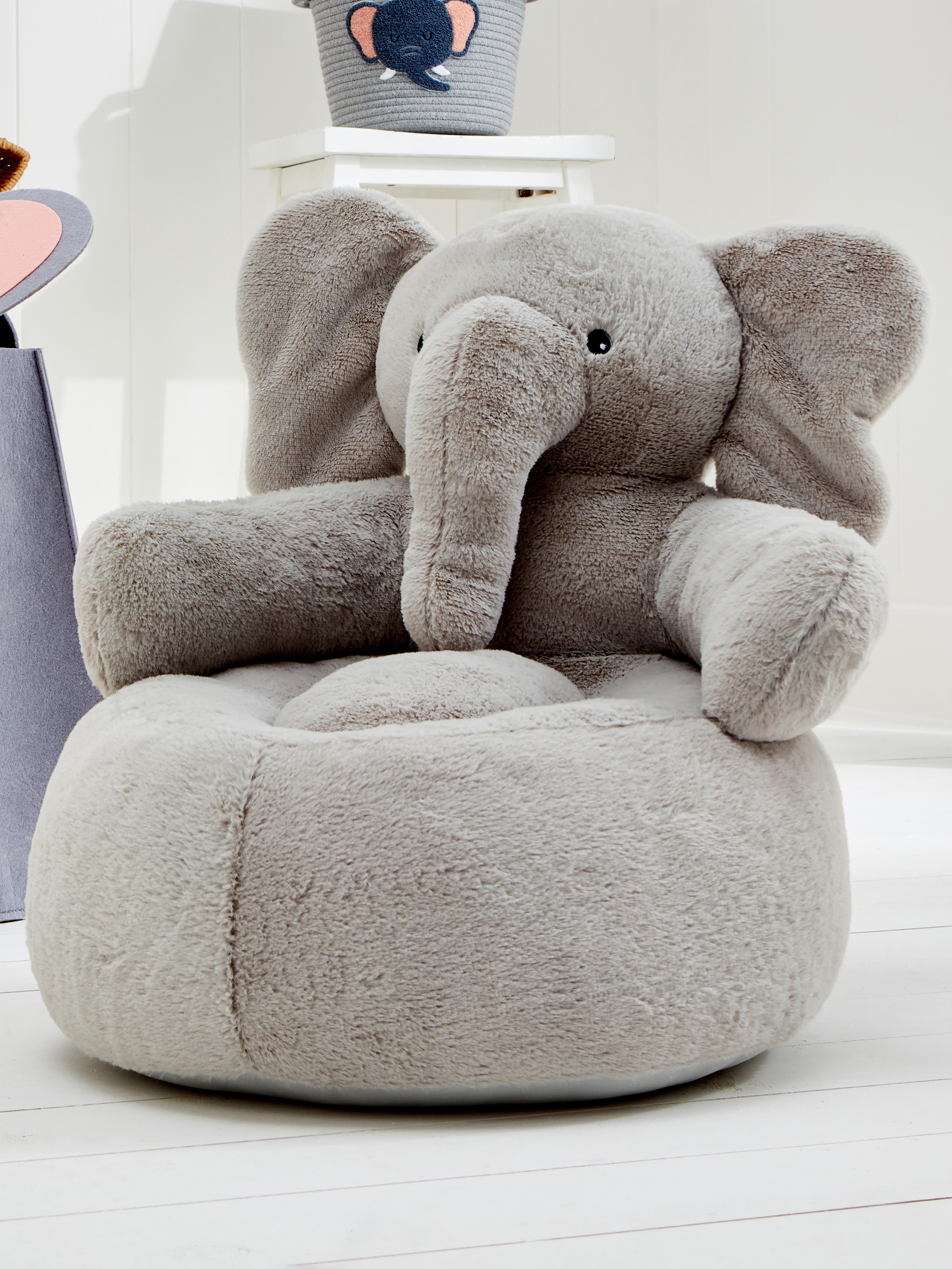 Plush Elephant Chair