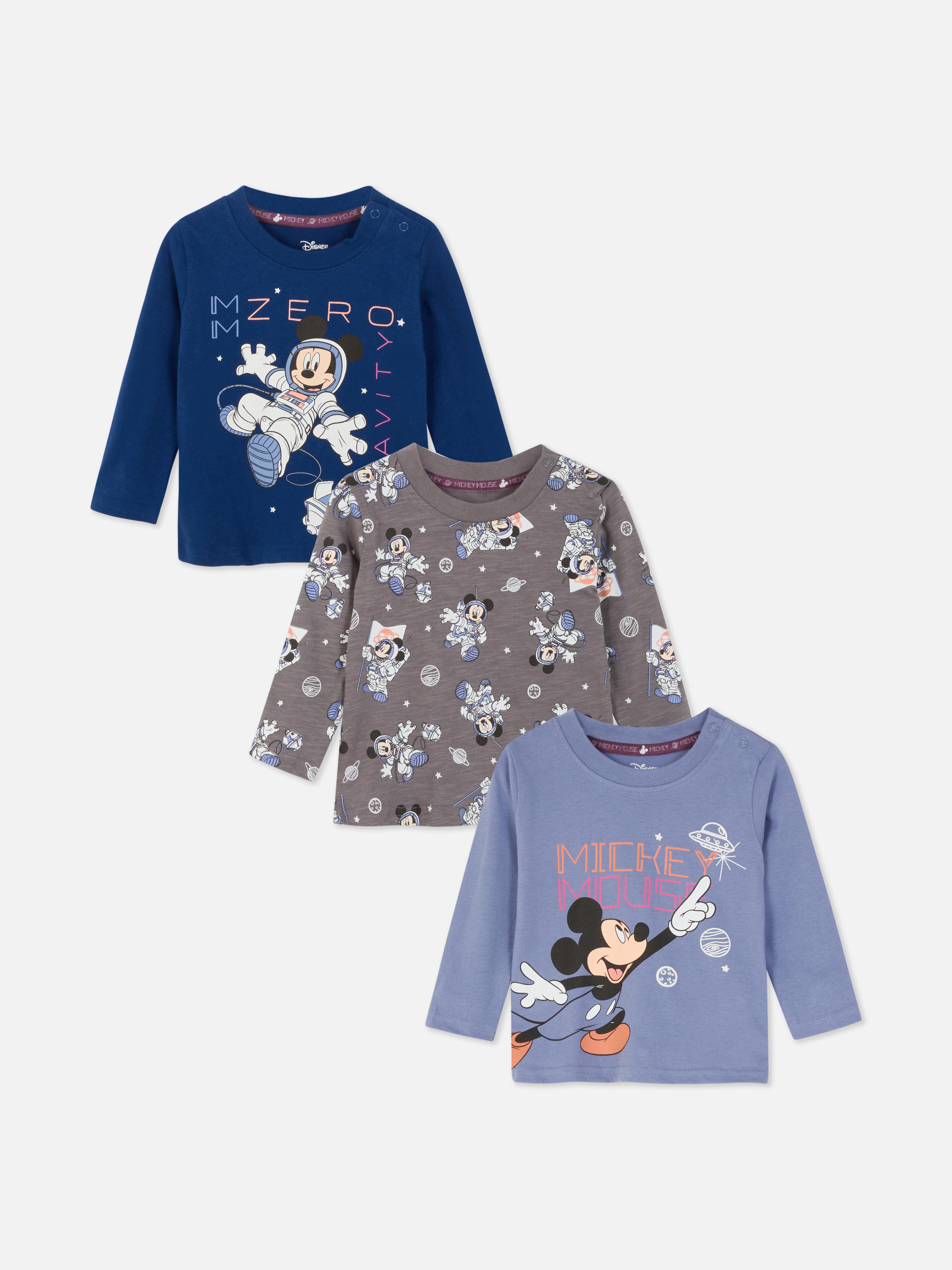 3pk Disney’s Mickey Mouse Long Sleeve T-shirts