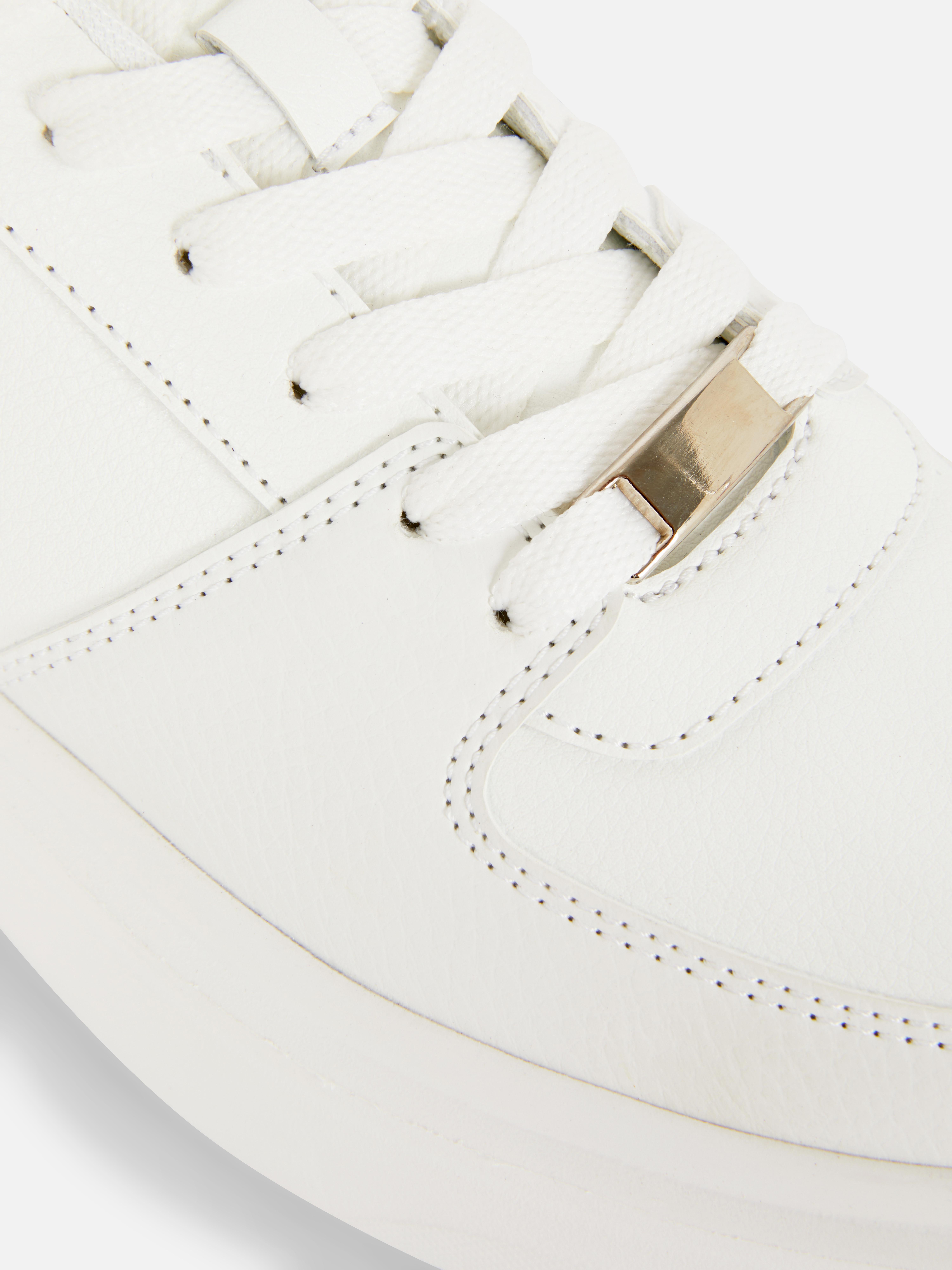 Lace-Up Flatform Trainers