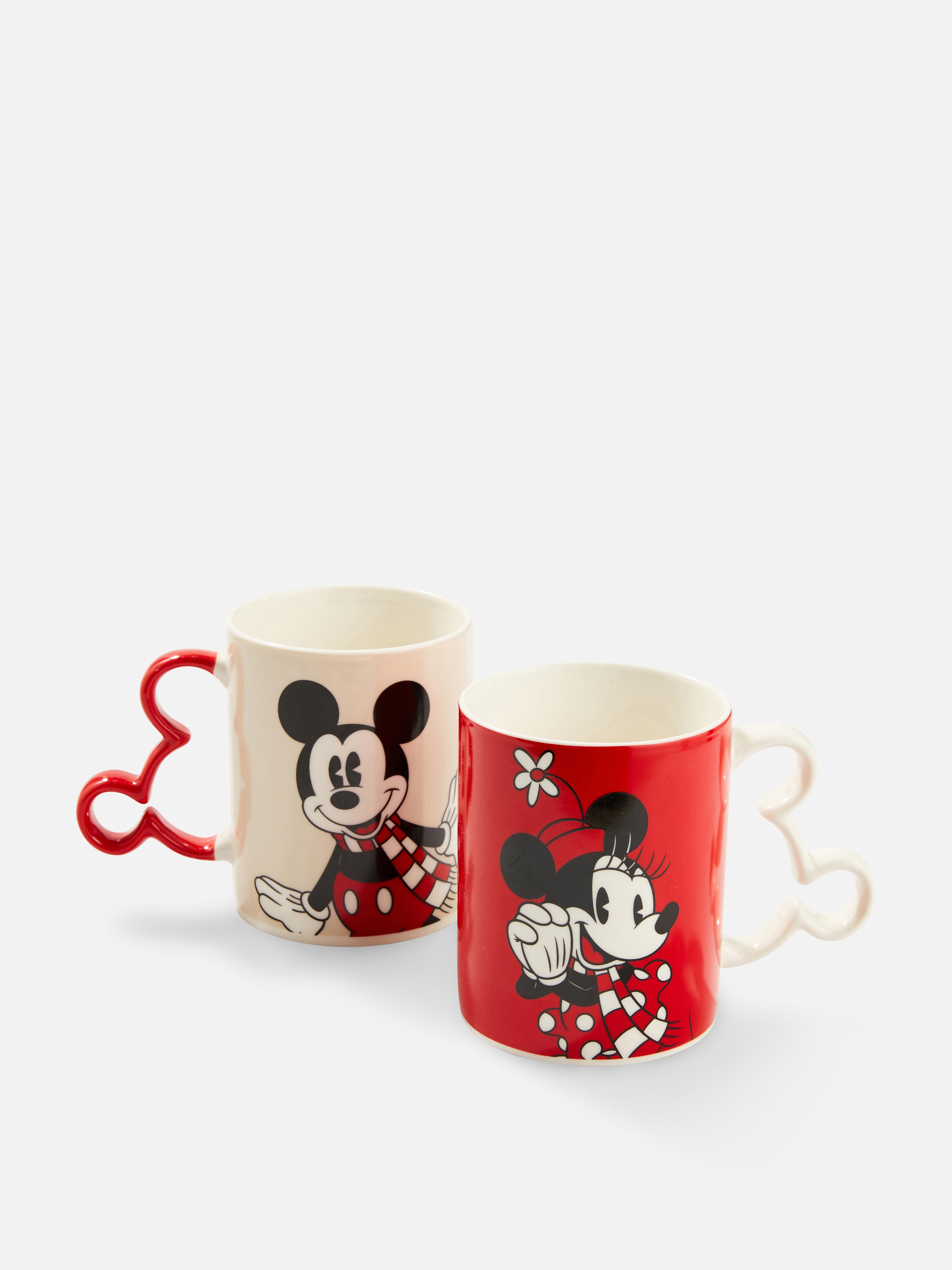 2Pk Disney's Mickey & Minnie Mouse Mugs