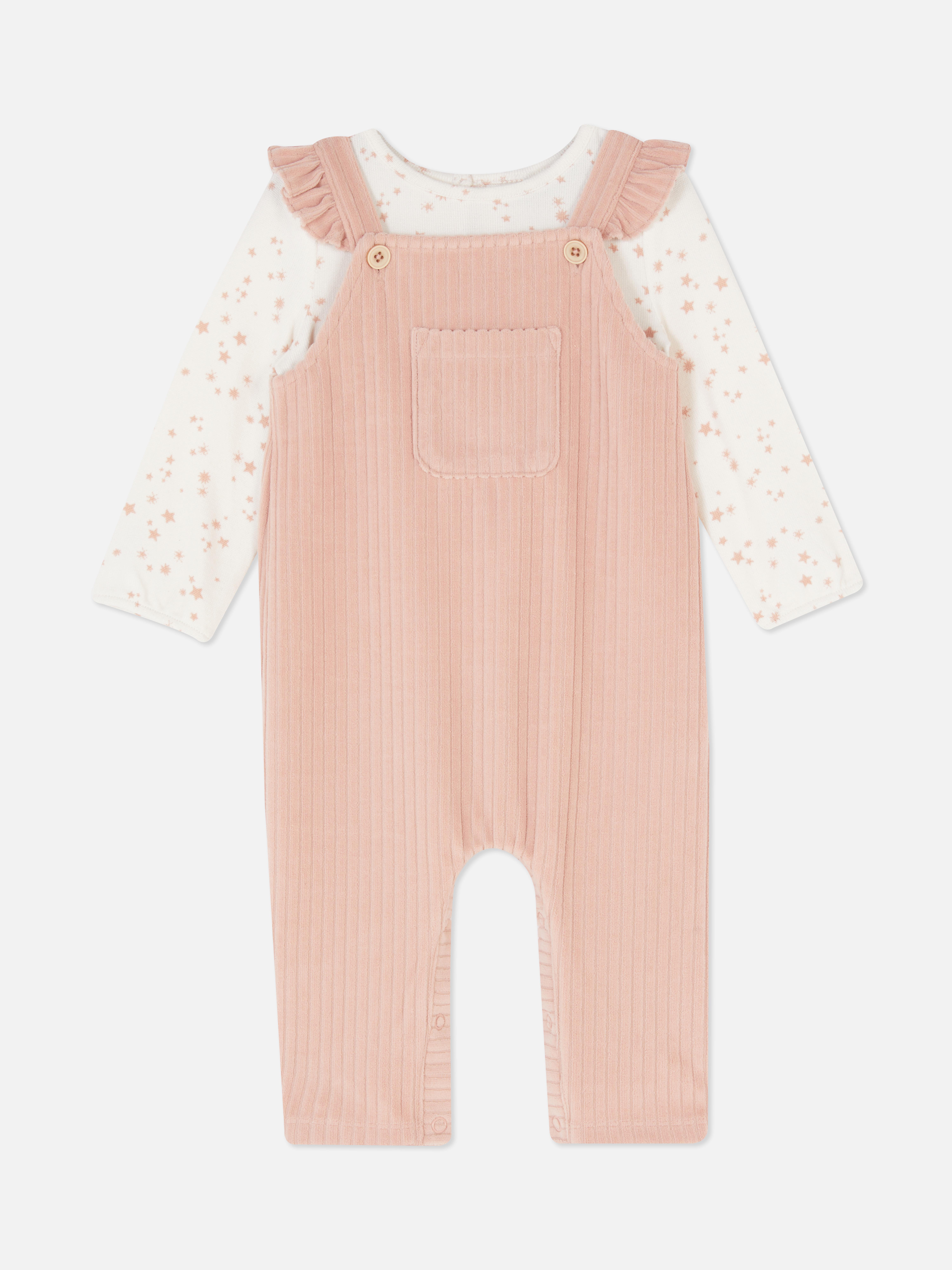 Two-In-One Cord Dungarees