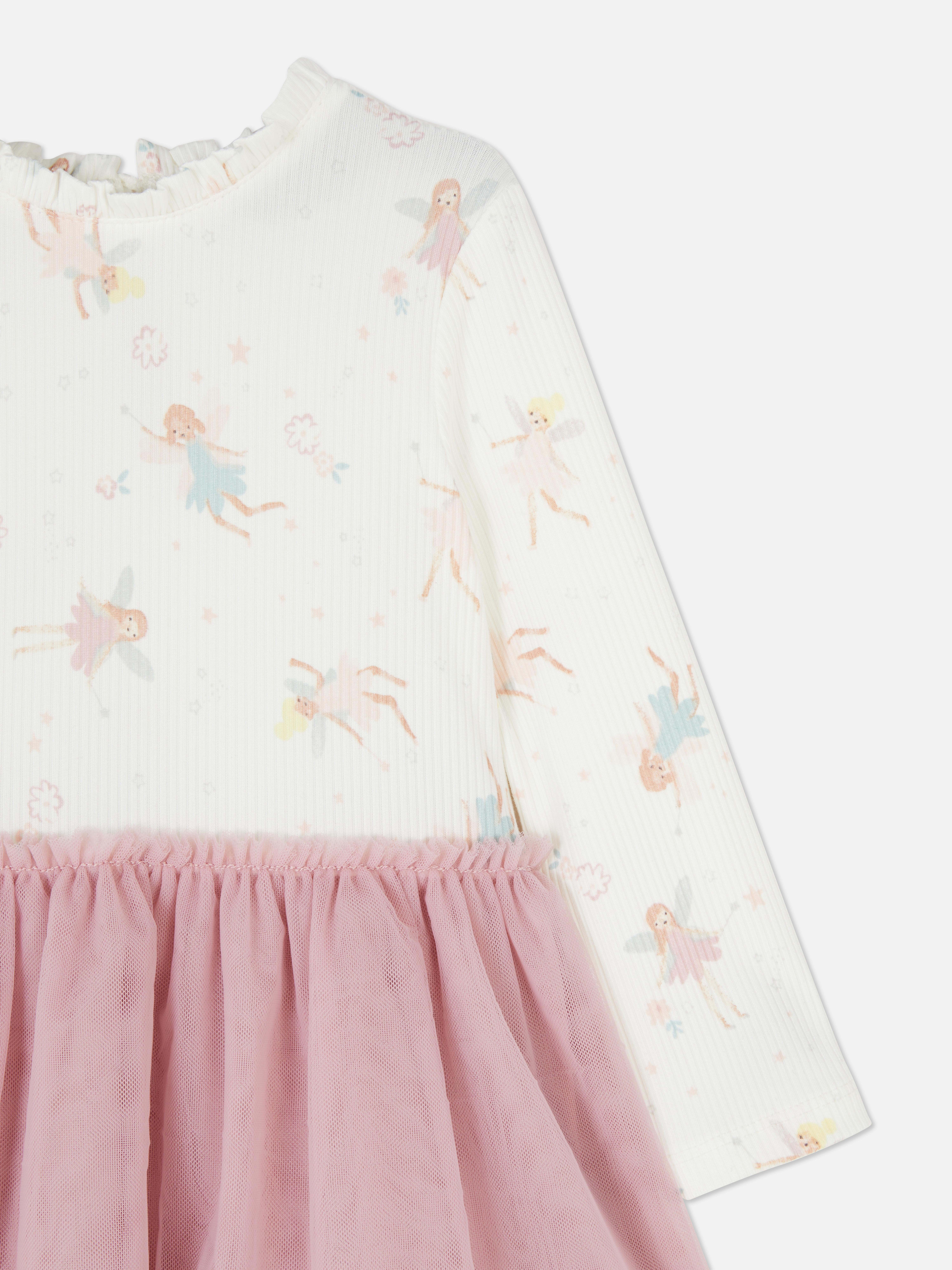 Two-In-One Fairy Print Dress