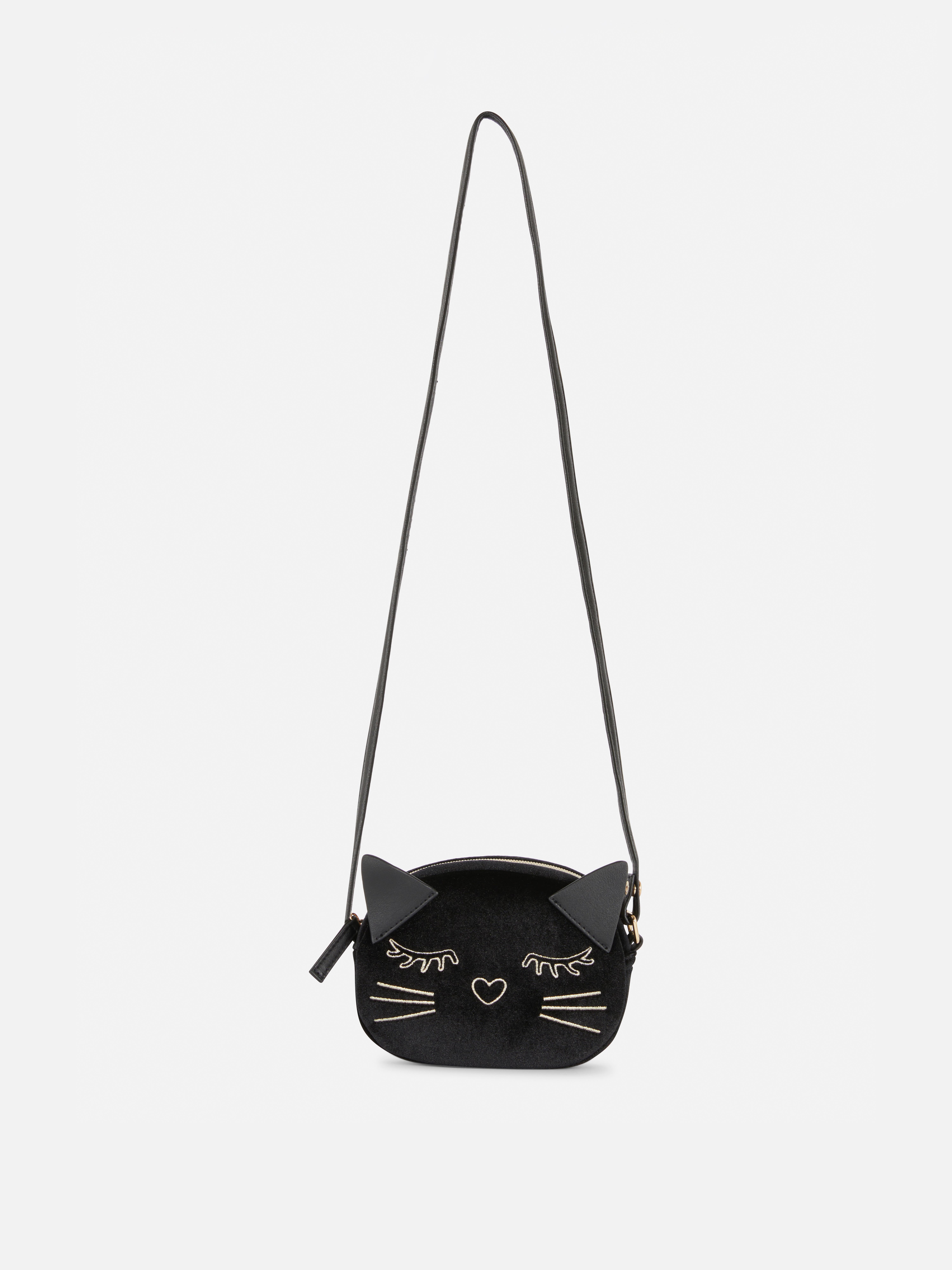 Velvet Cat Crossbody Bag