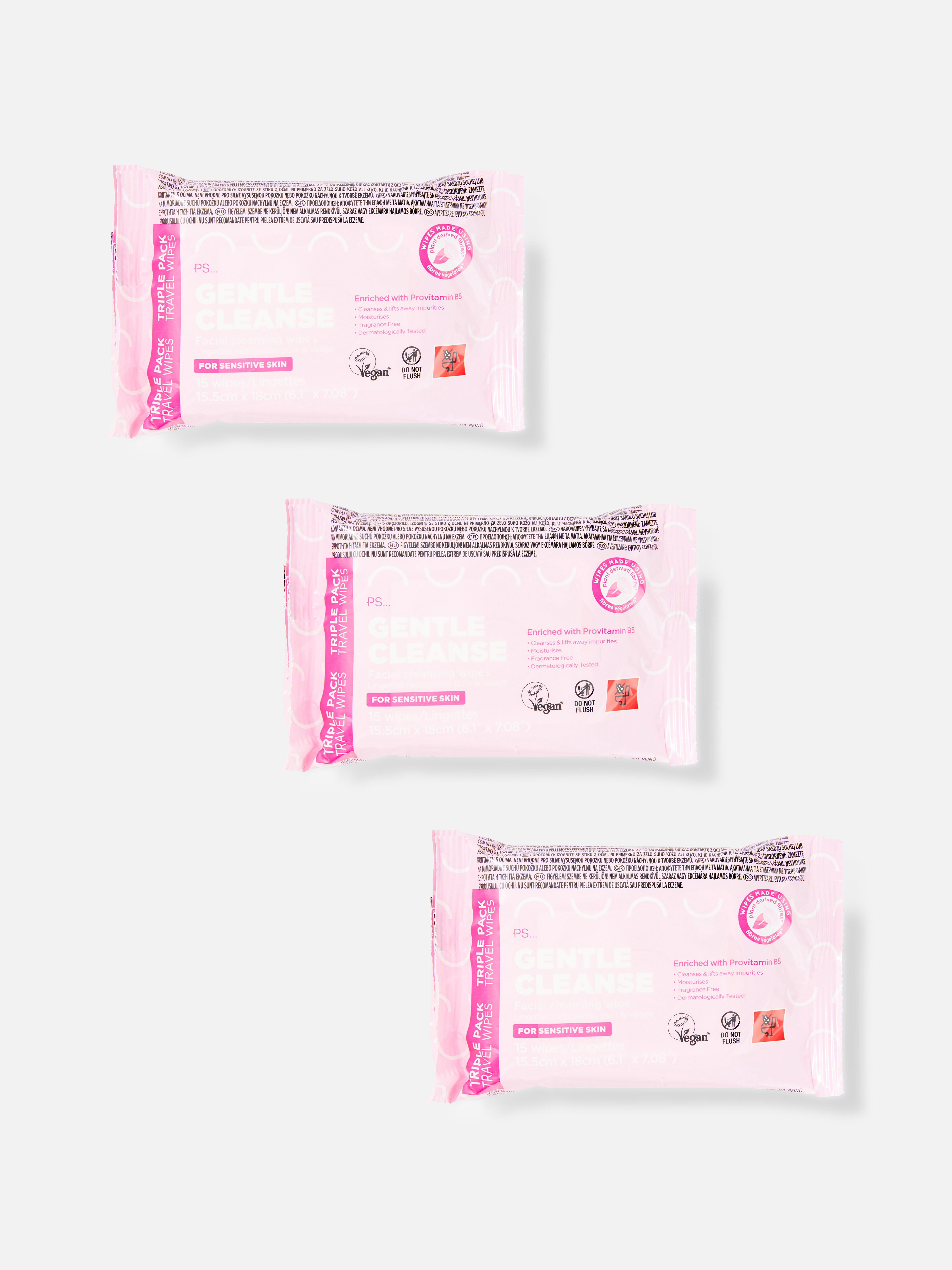3pk PS... Travel Cleansing Wipes