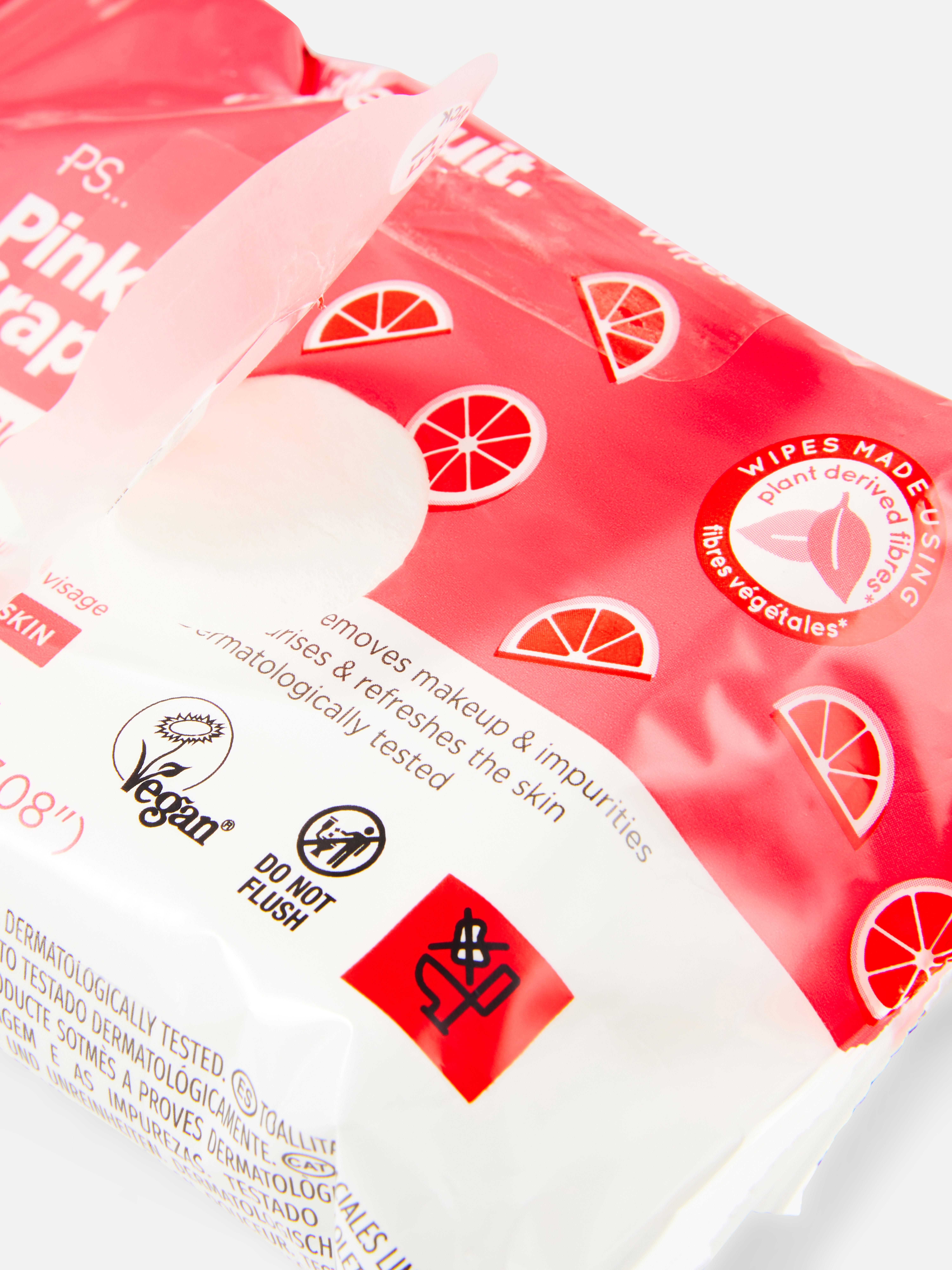 PS… Pink Grapefruit Facial Cleansing Wipes