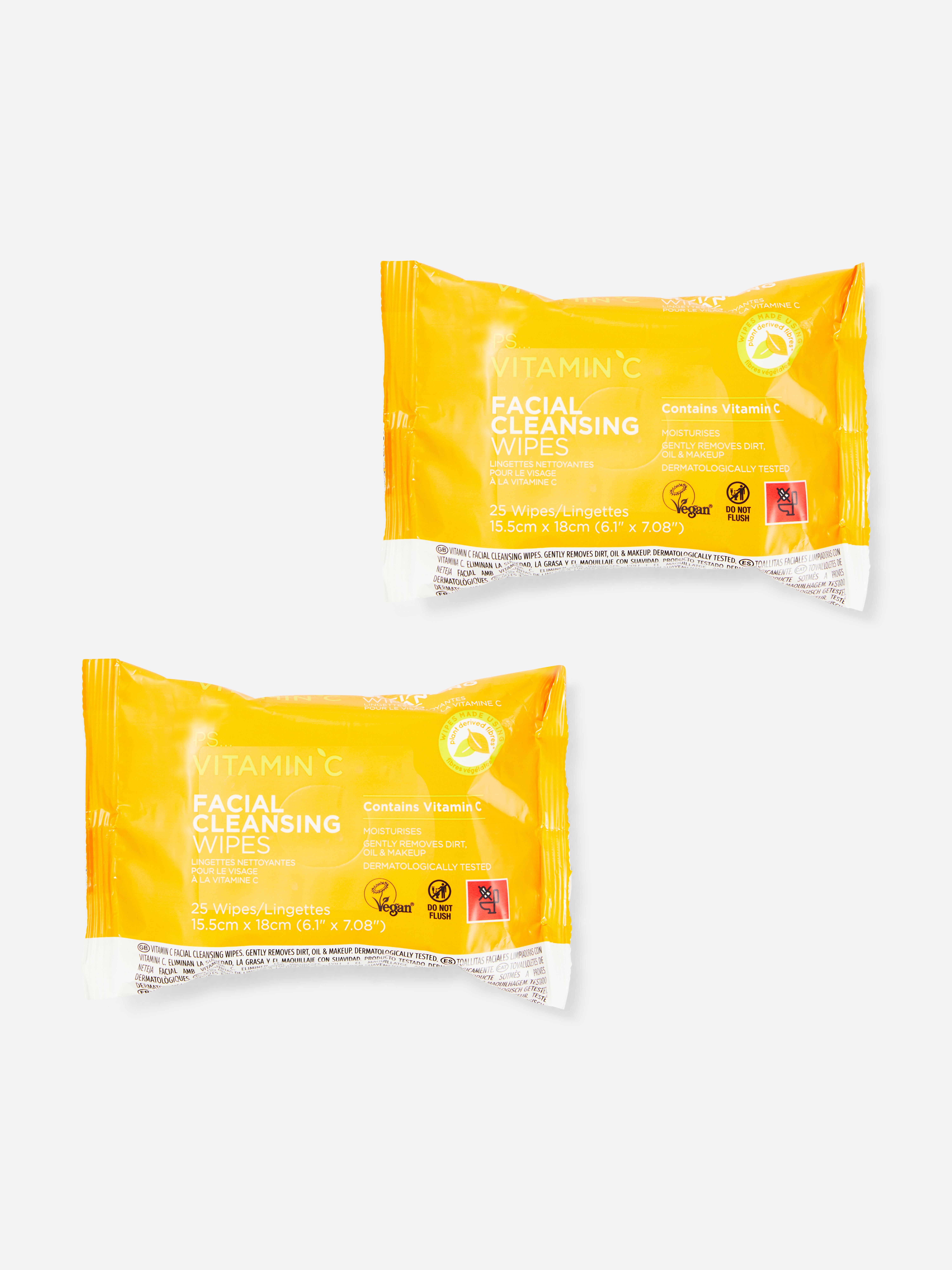 PS... Vitamin C Facial Cleansing Wipes