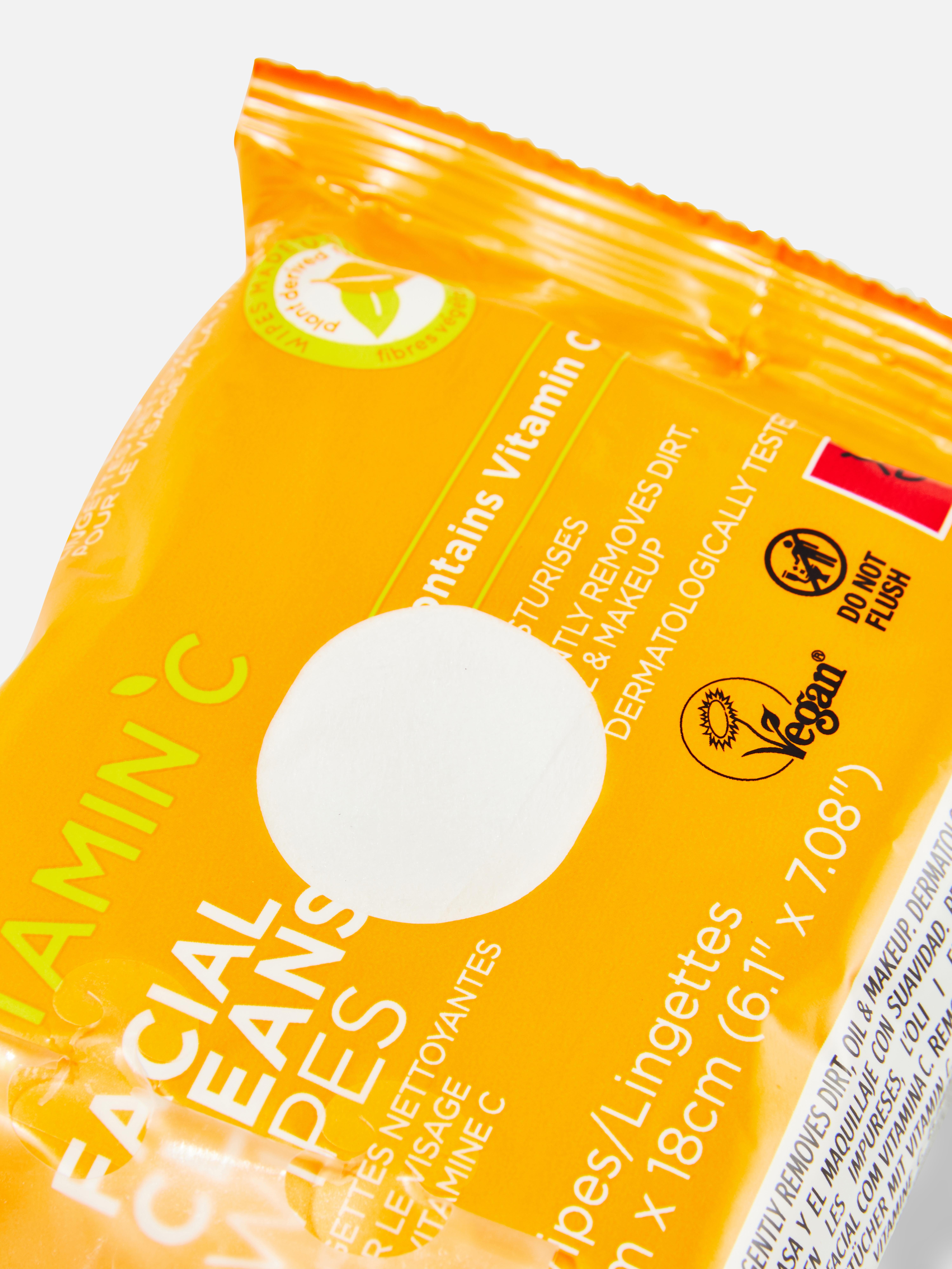 PS... Gesichtsreinigungstücher mit Vitamin C
