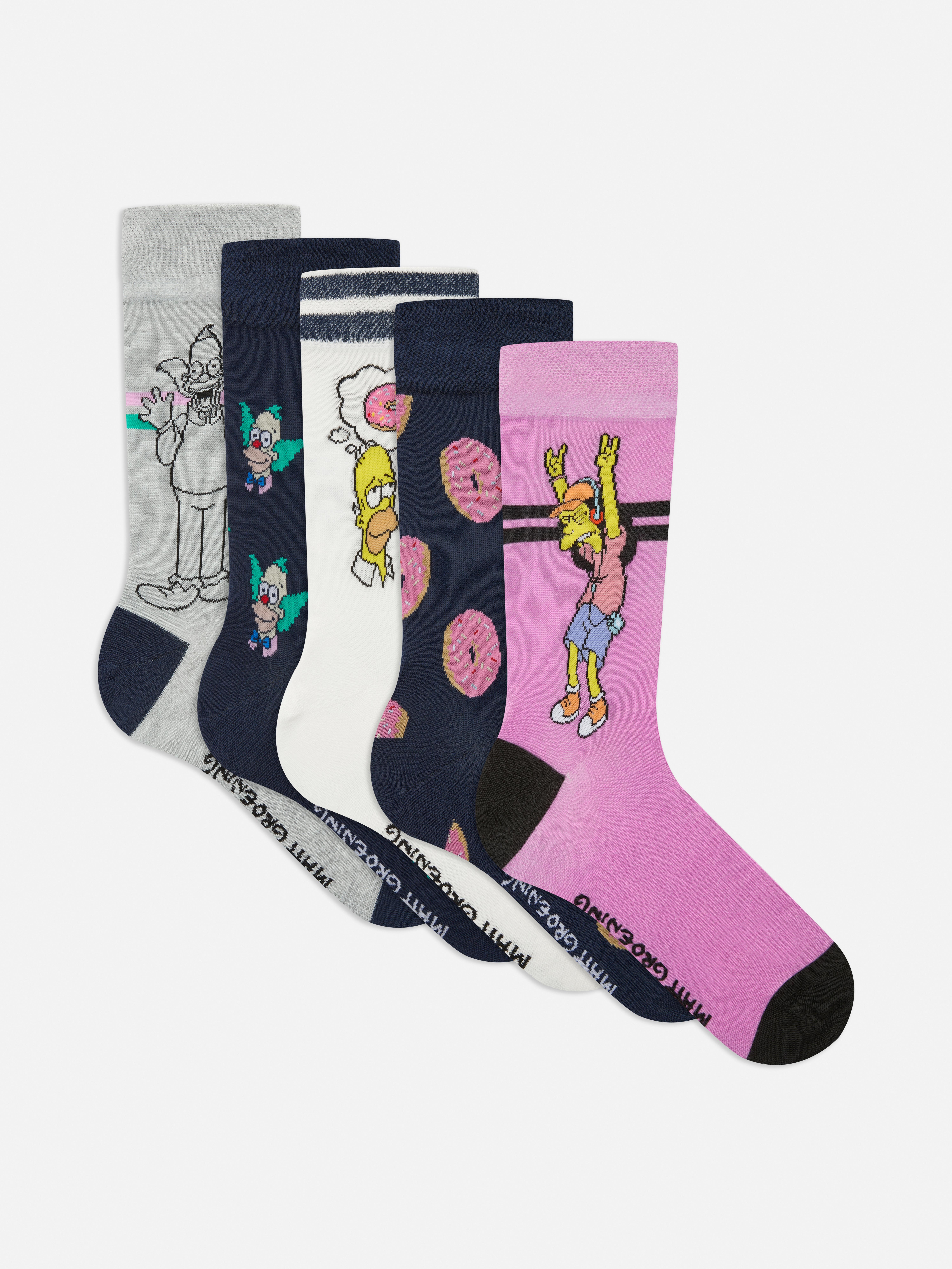 „Die Simpsons“ Socken, 5er-Pack