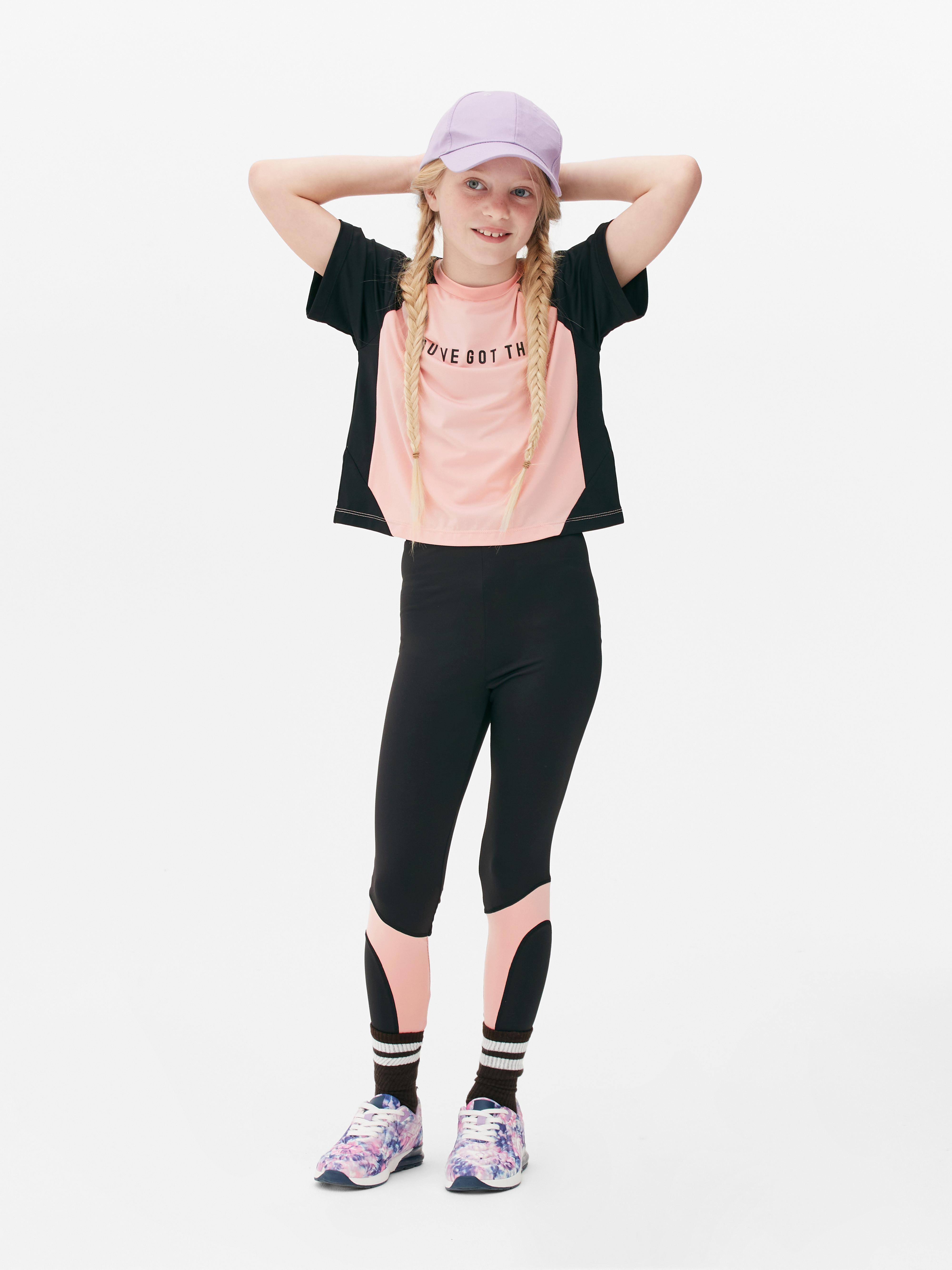 Colour Block Three-Piece Activewear Set