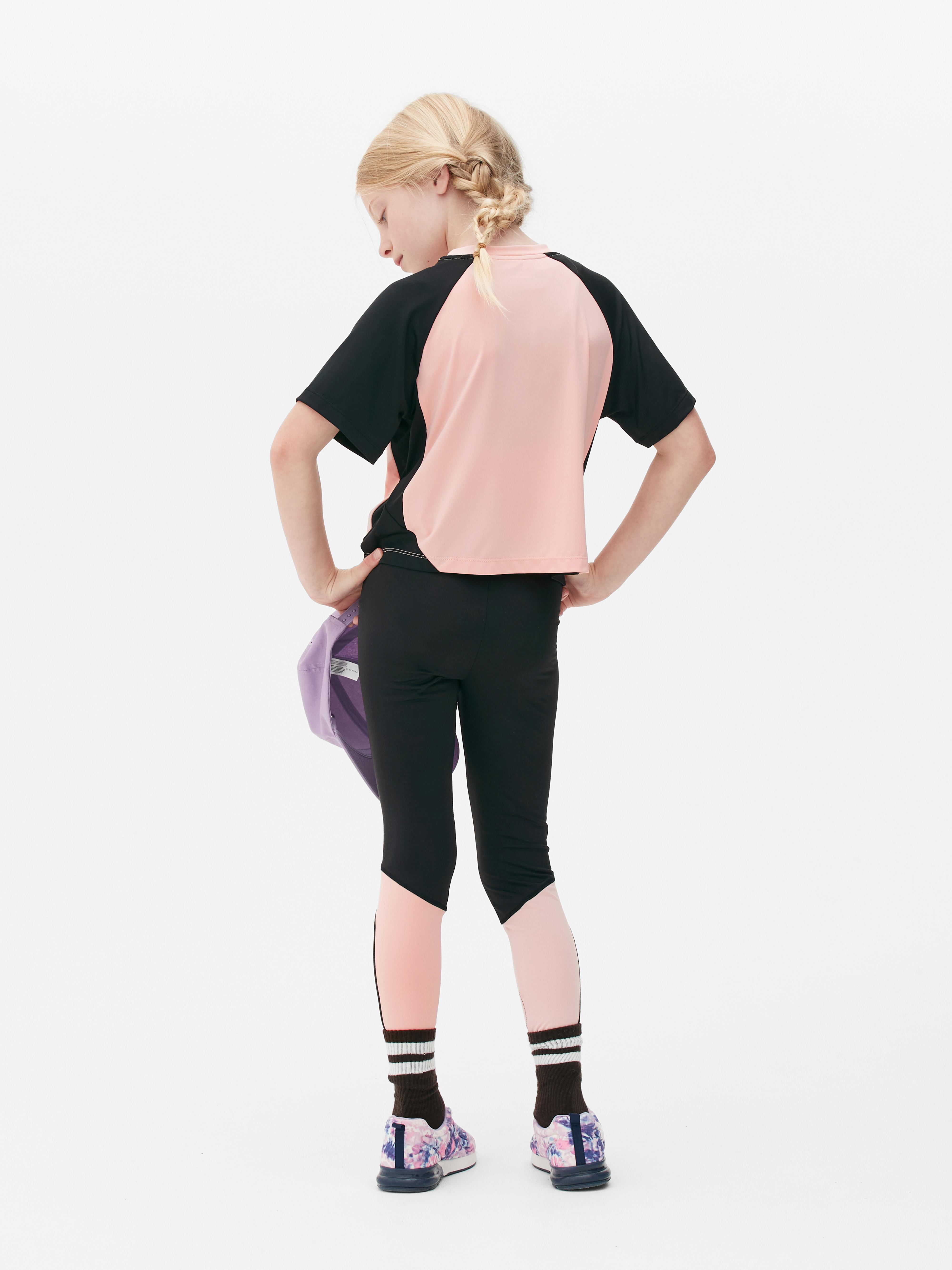 Colour Block Three-Piece Activewear Set