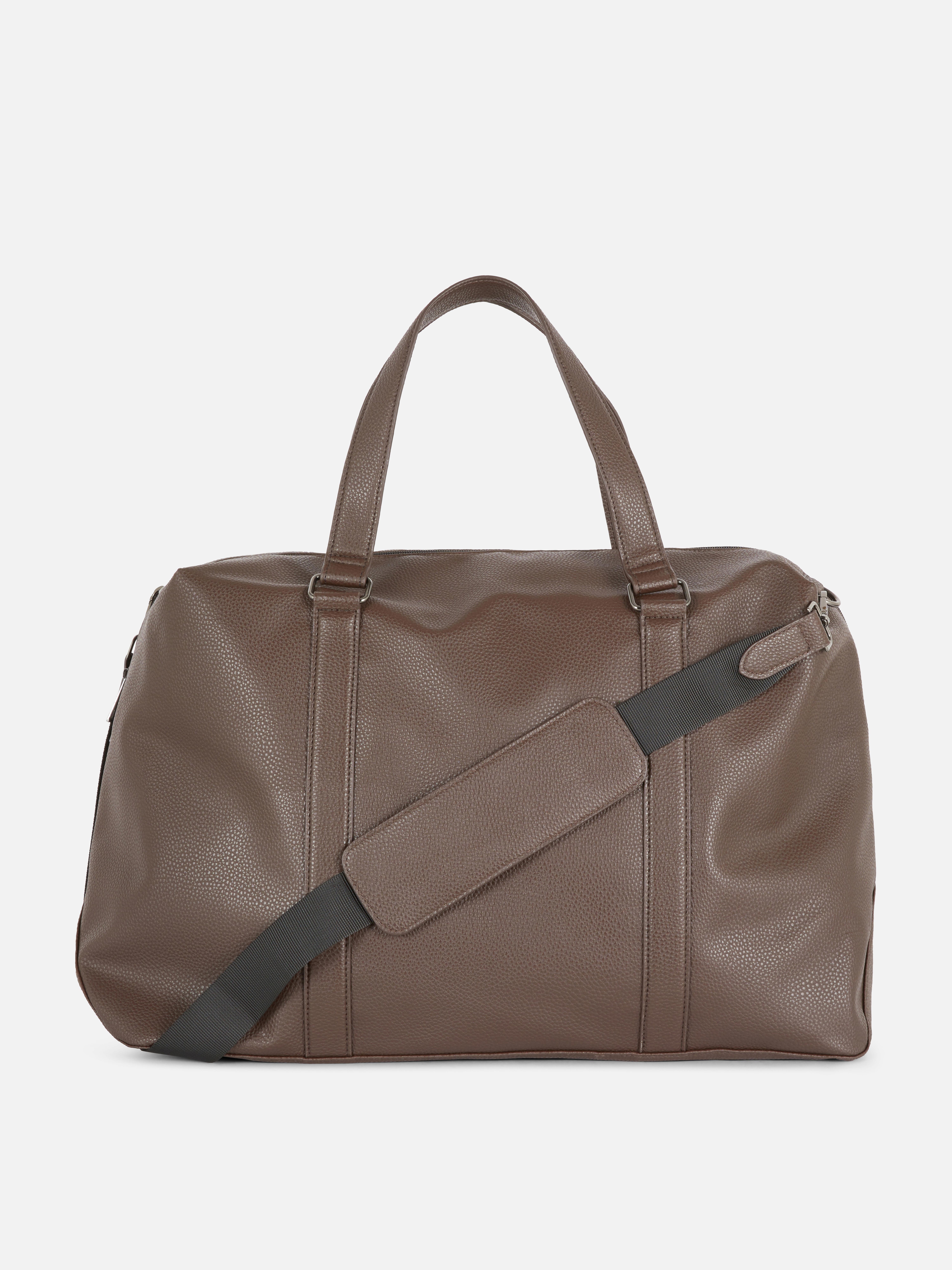 Faux Leather Holdall