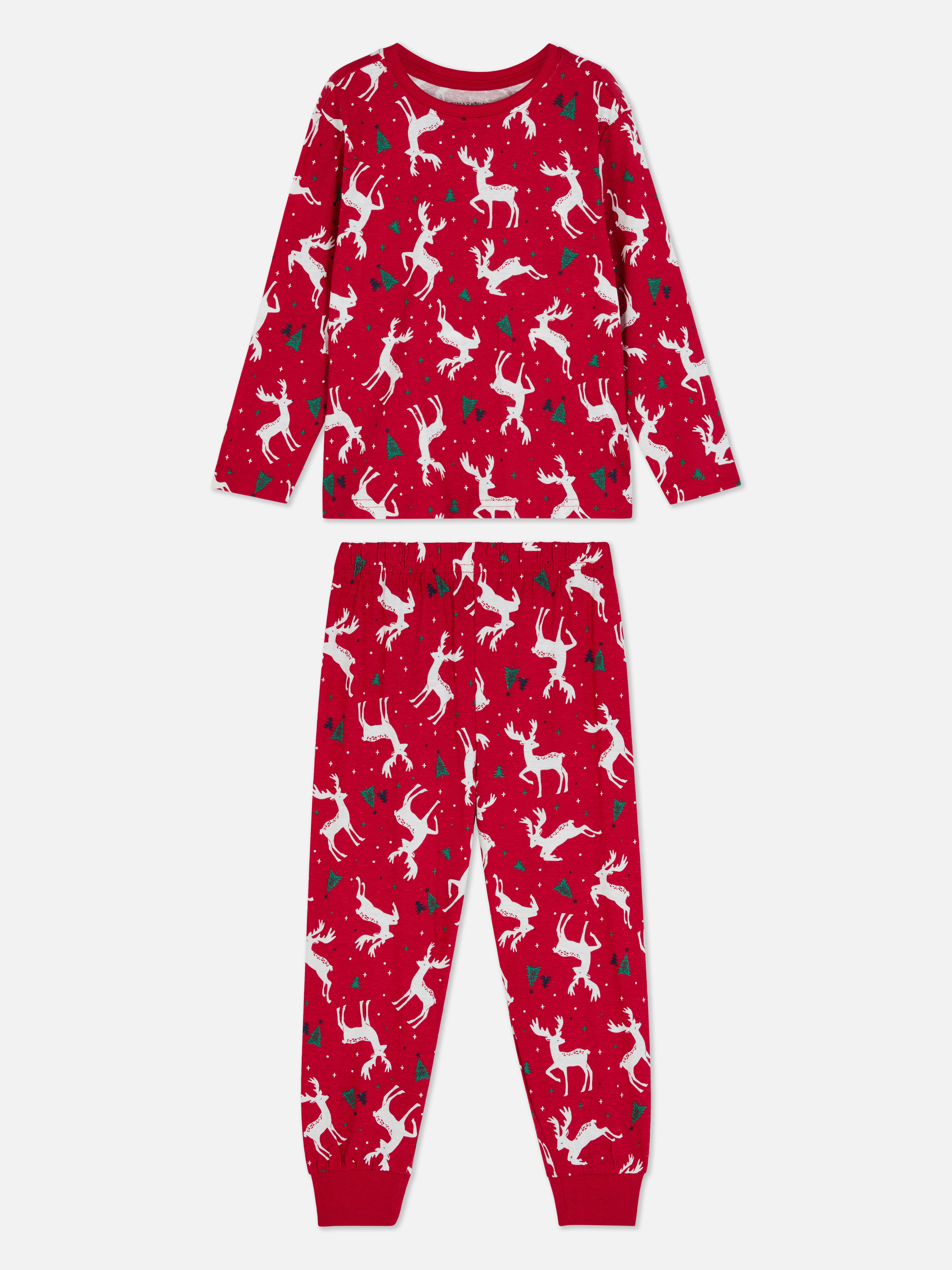 Kids Christmas Reindeer Pyjama Set