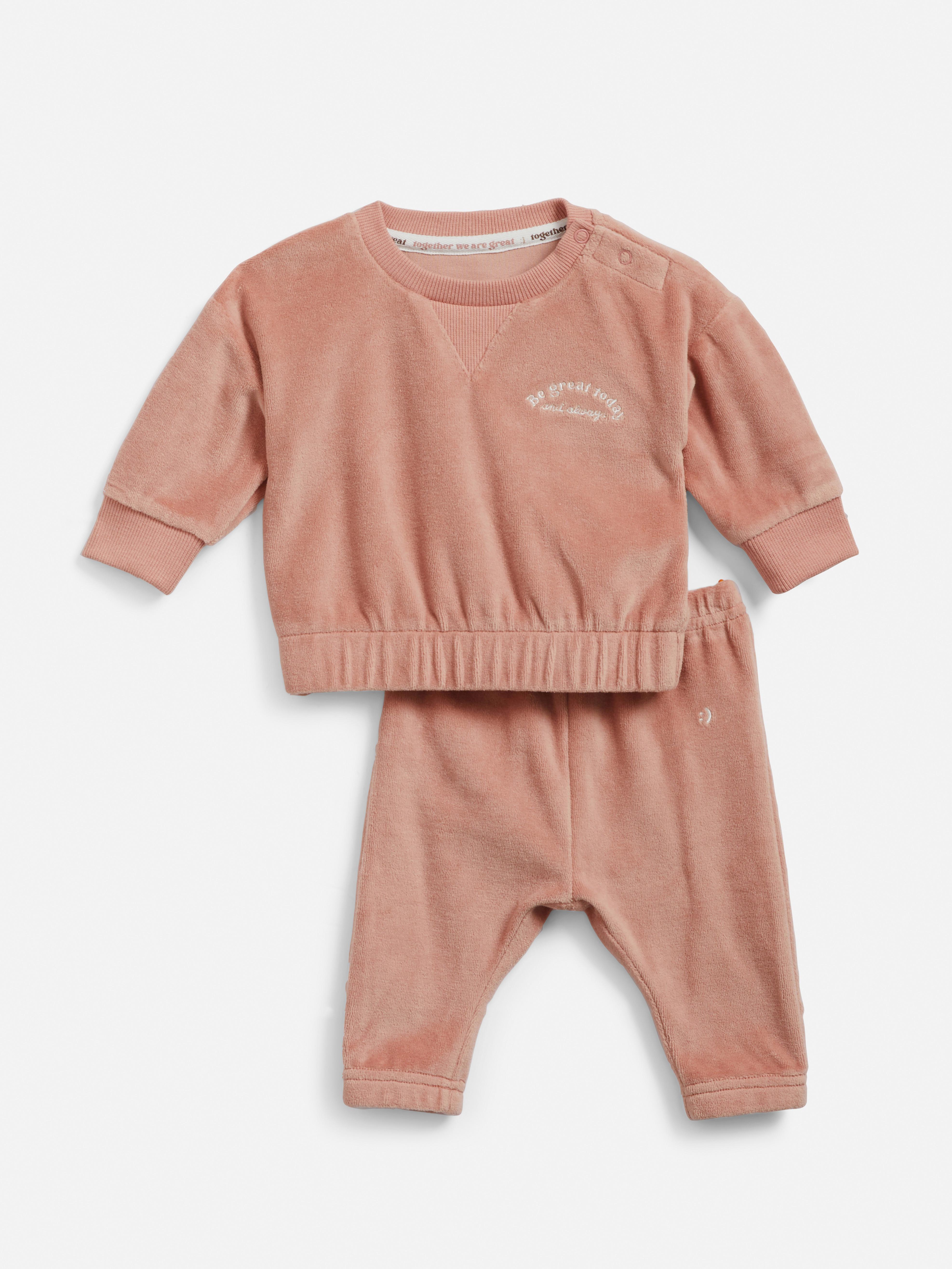 Ensemble bas de jogging et pull en velours Stacey Solomon