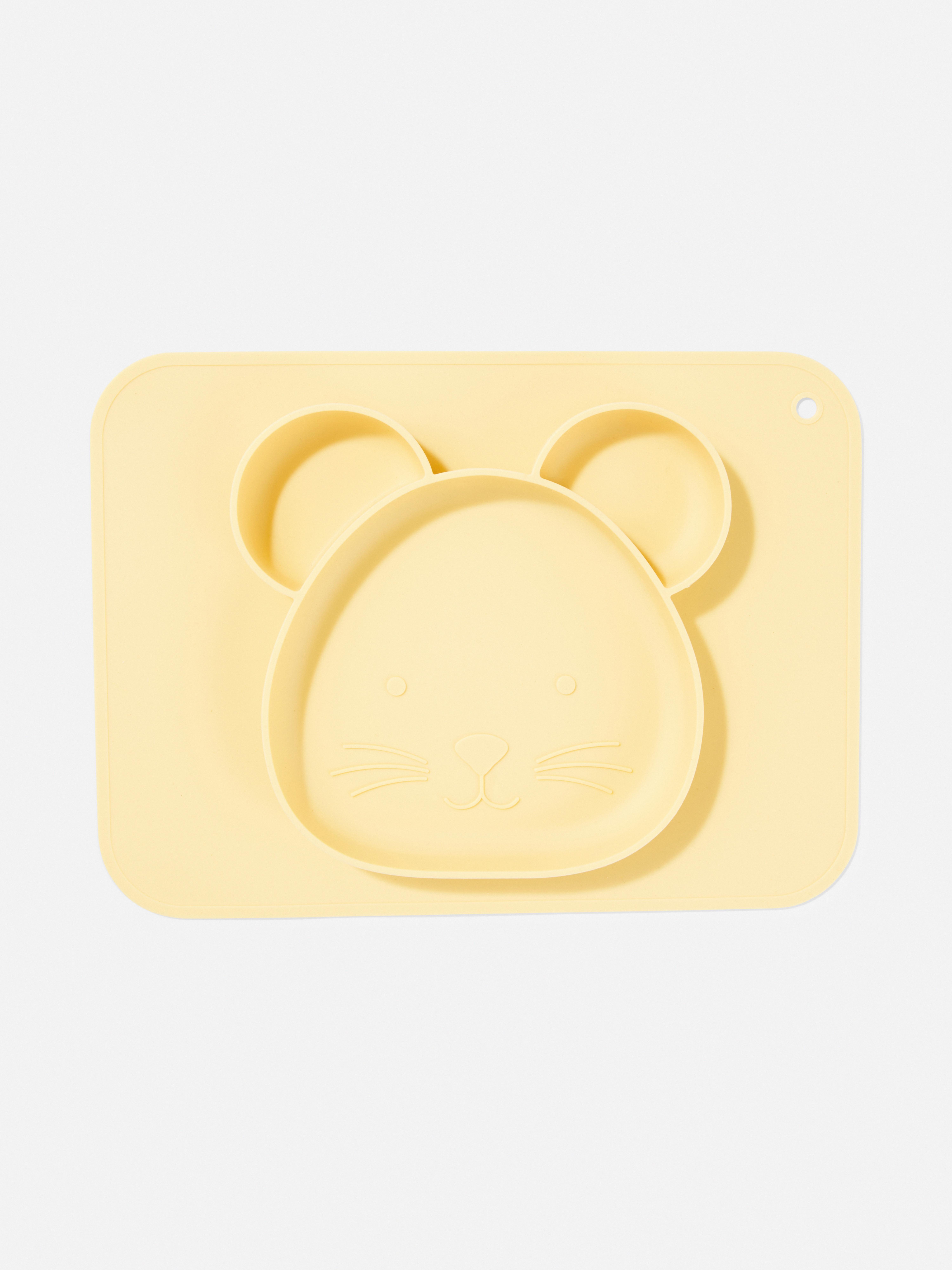 Mouse Silicone Placemat and Plate Set