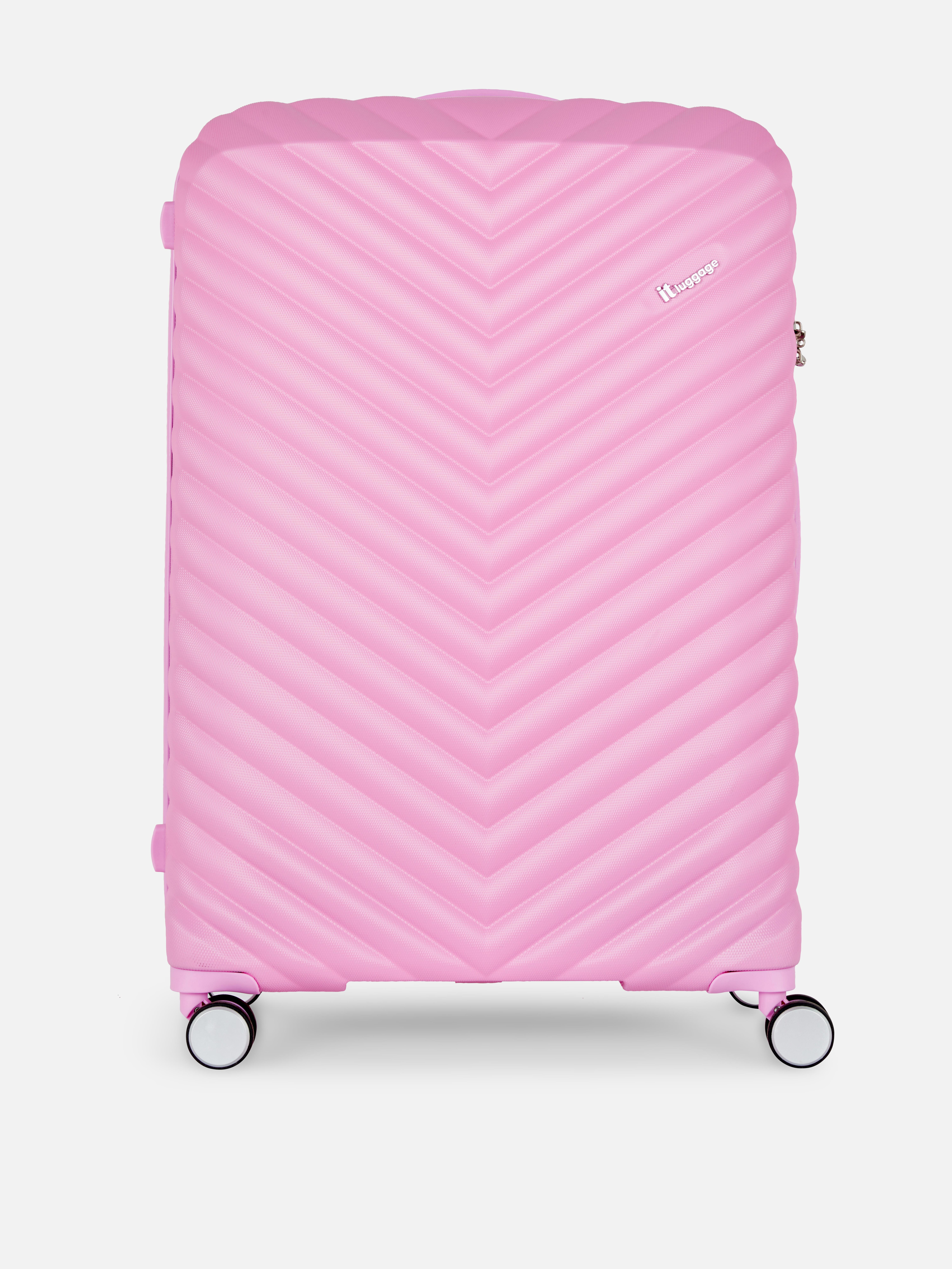 it Luggage Hard Shell Suitcase Pink