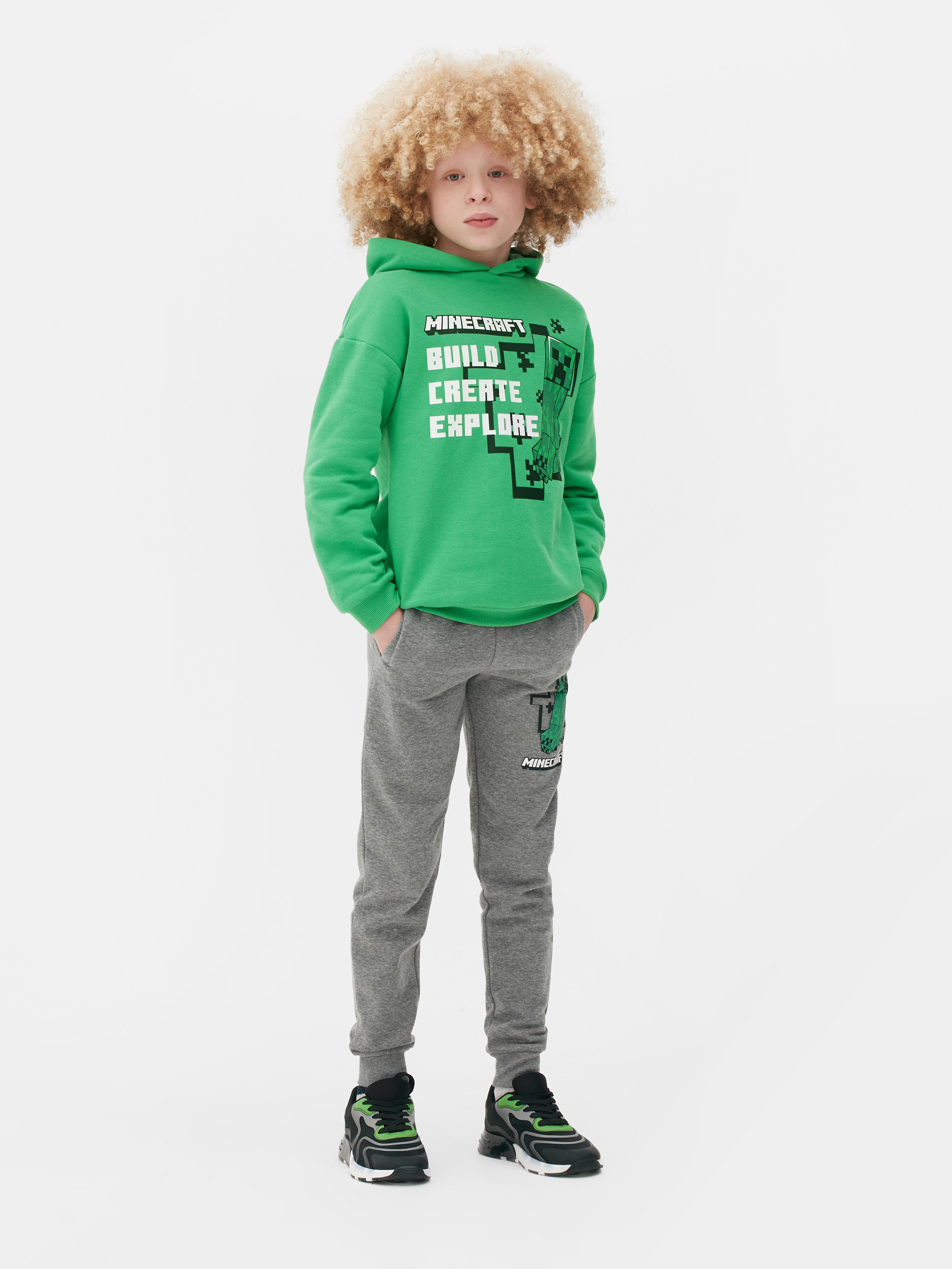 Minecraft Hoodie And Joggers Set Green