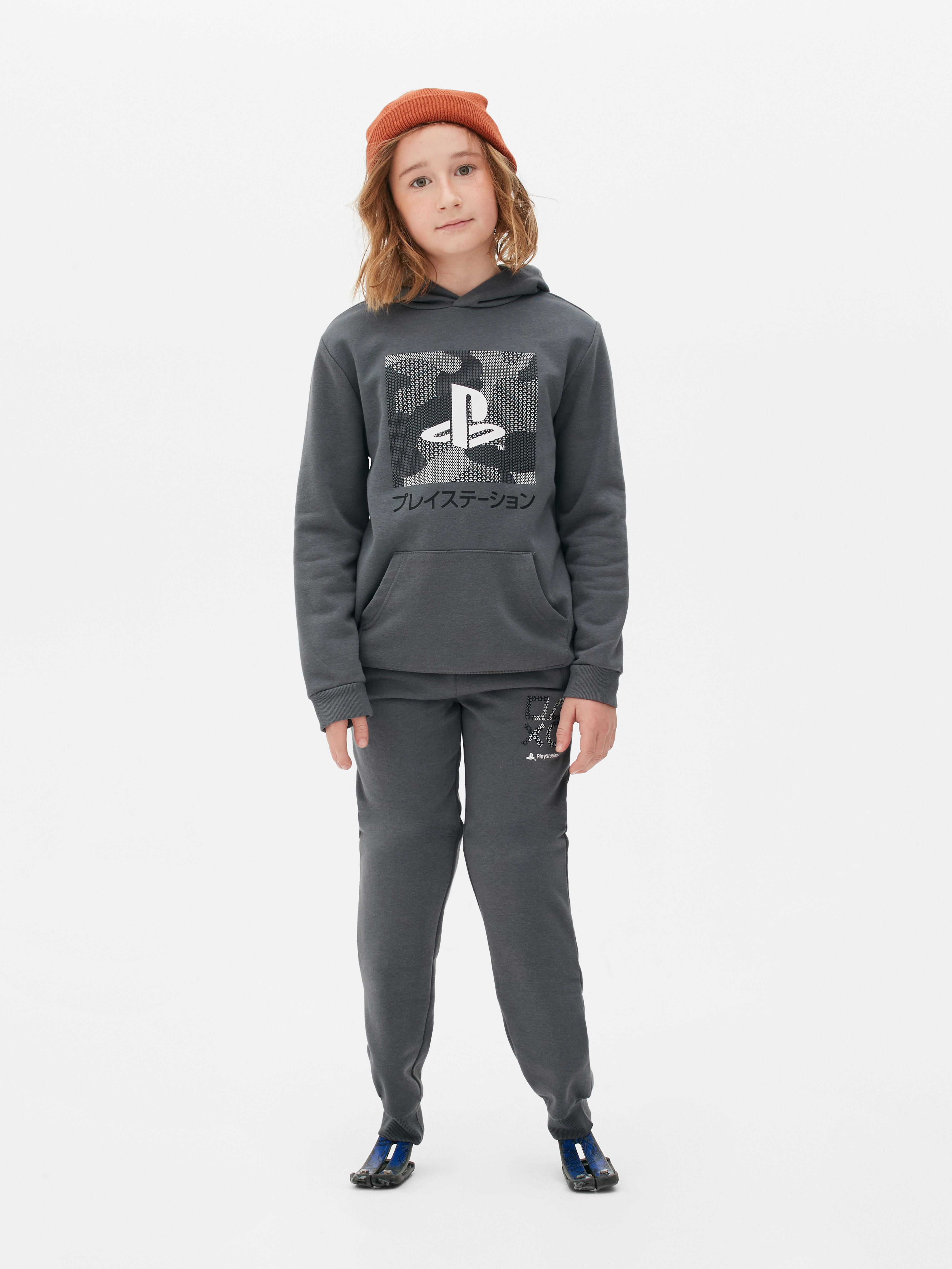 Girls Grey Marl Disney's Lilo & Stitch Printed Sweatshirt and Joggers Set