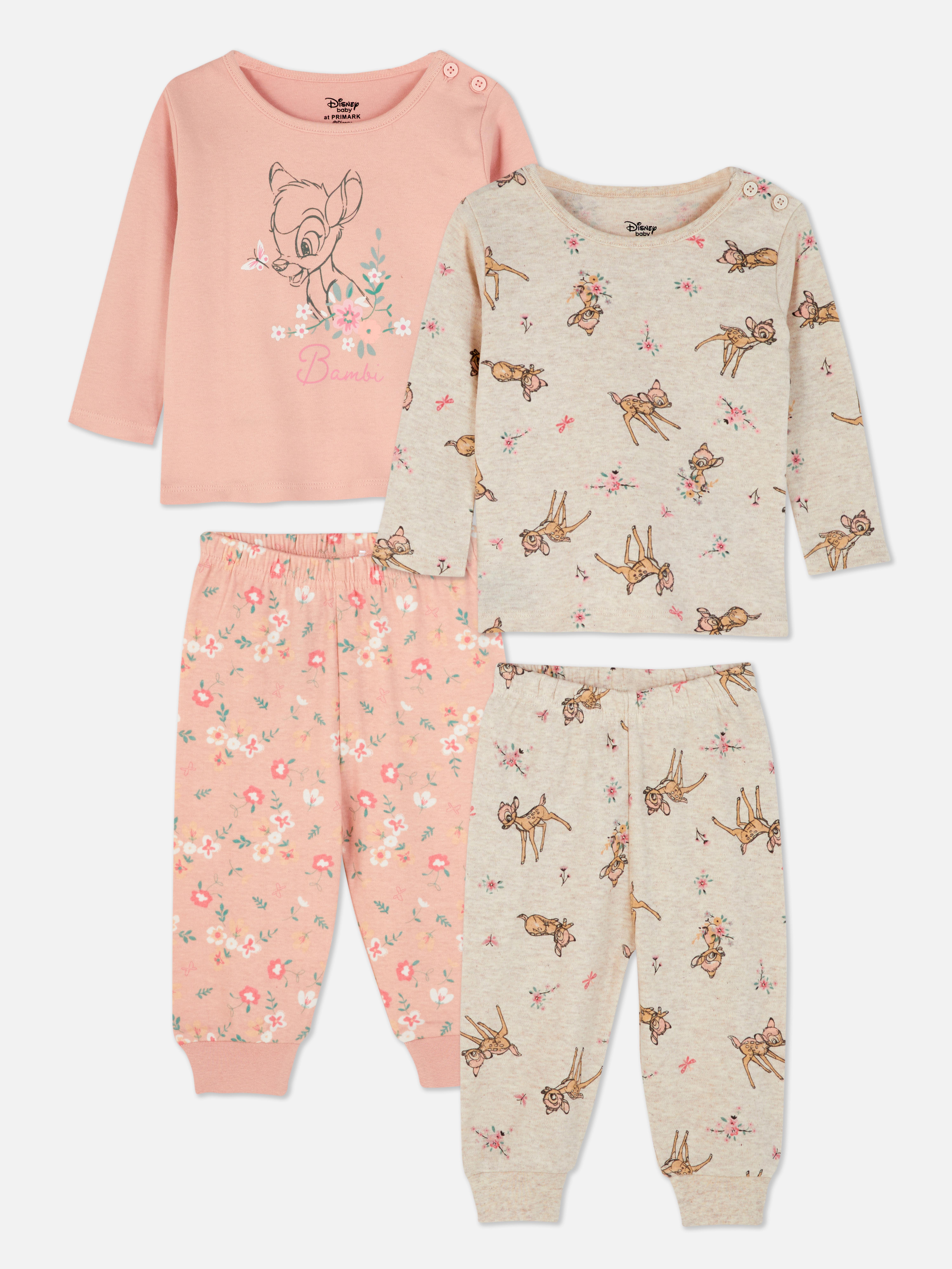 2pk Disney’s Bambi Pyjamas Pink