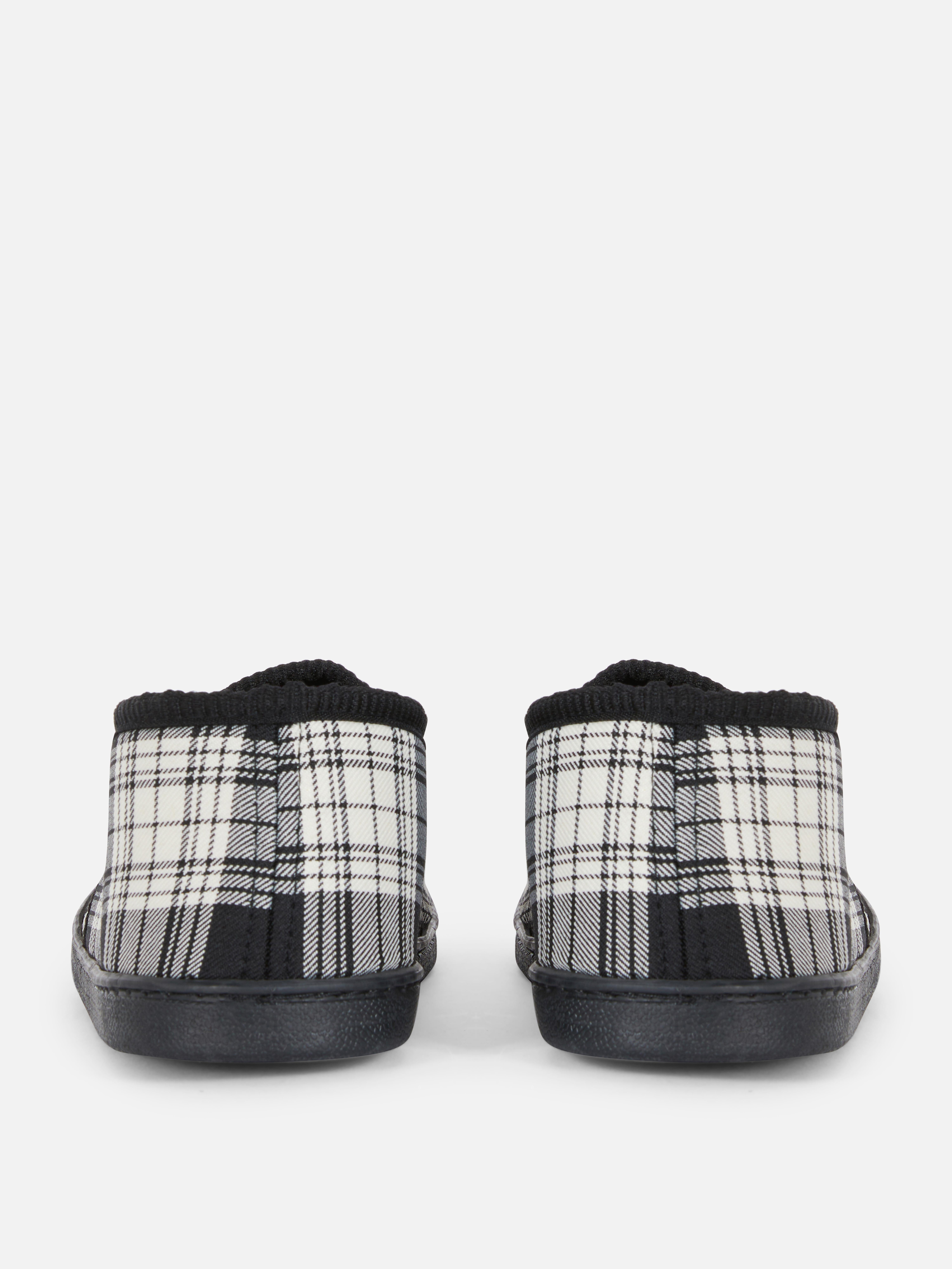 Checked Slippers