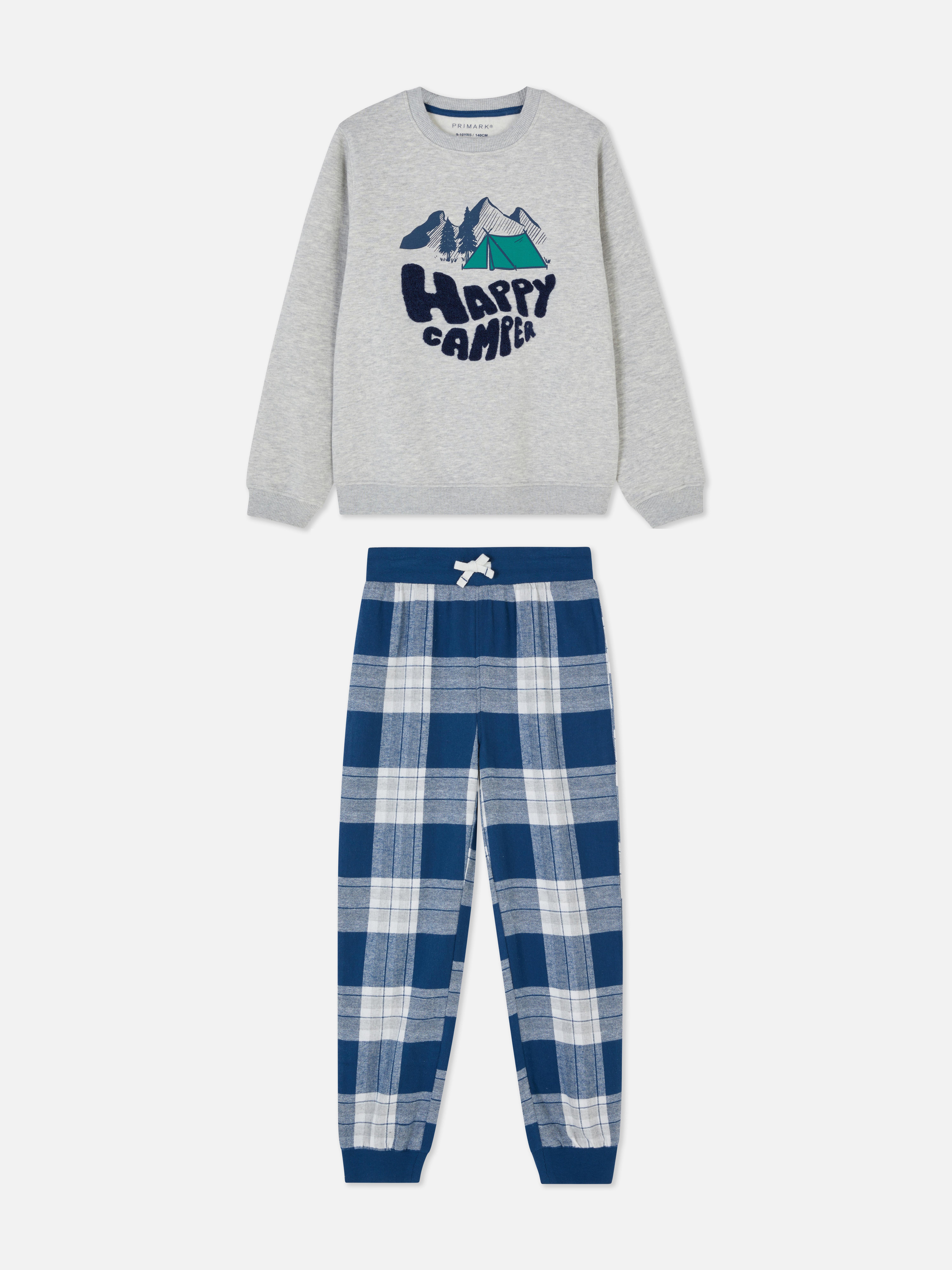 Happy Camper Sweatshirt Pyjama Set