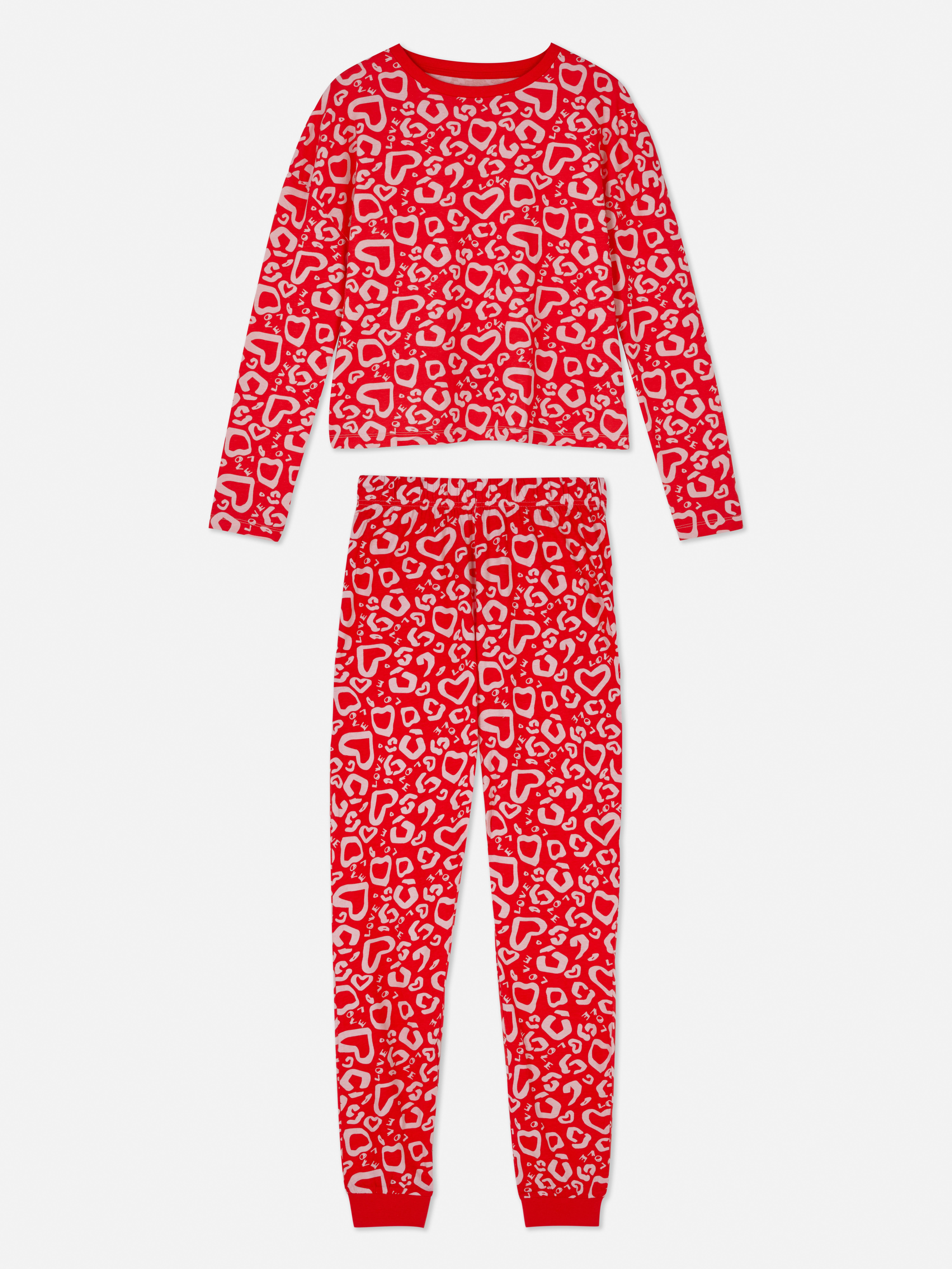 Long Sleeve Cotton Pyjama Set