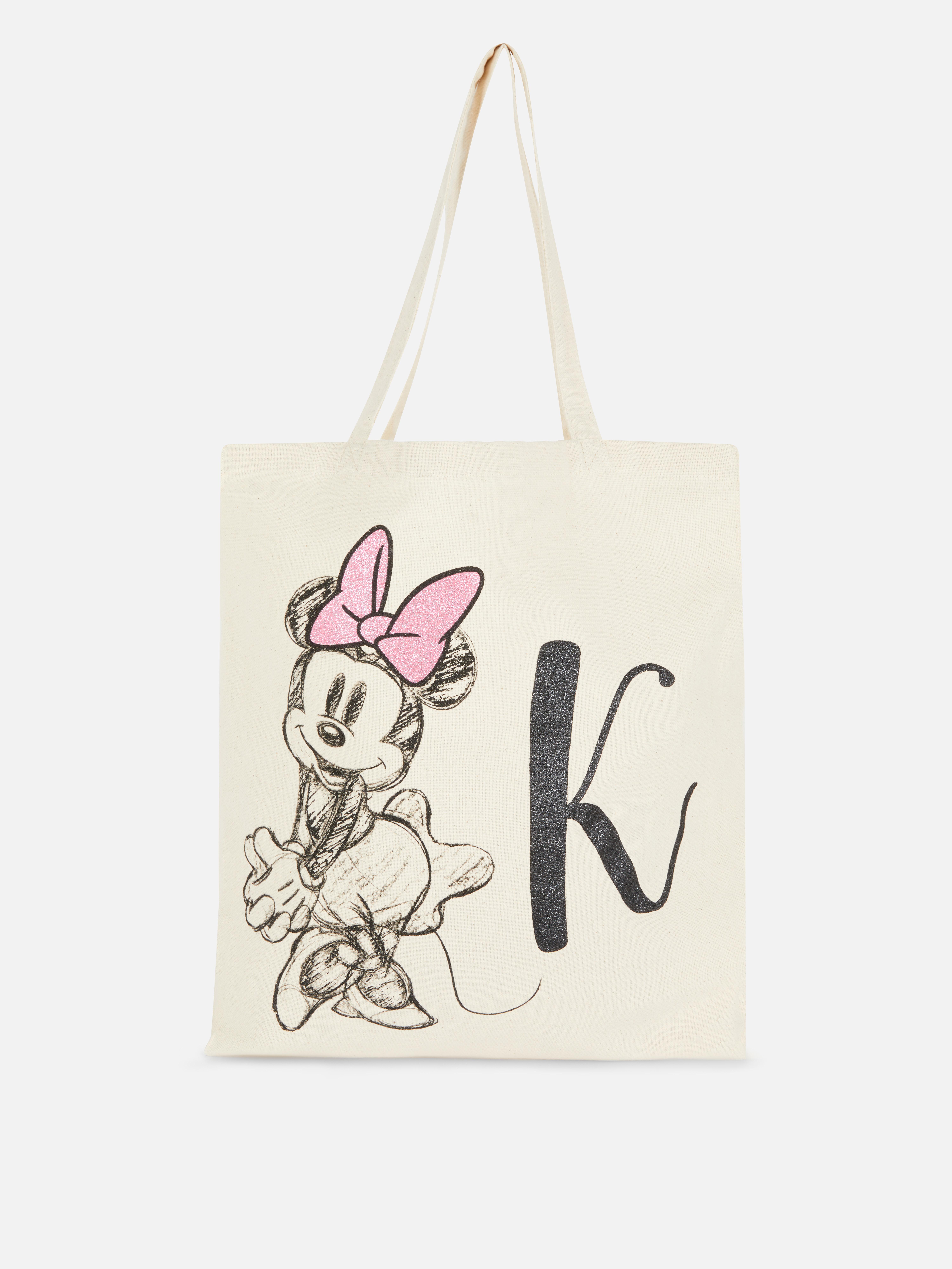 Disney's Minnie Mouse Initial Canvas Bag