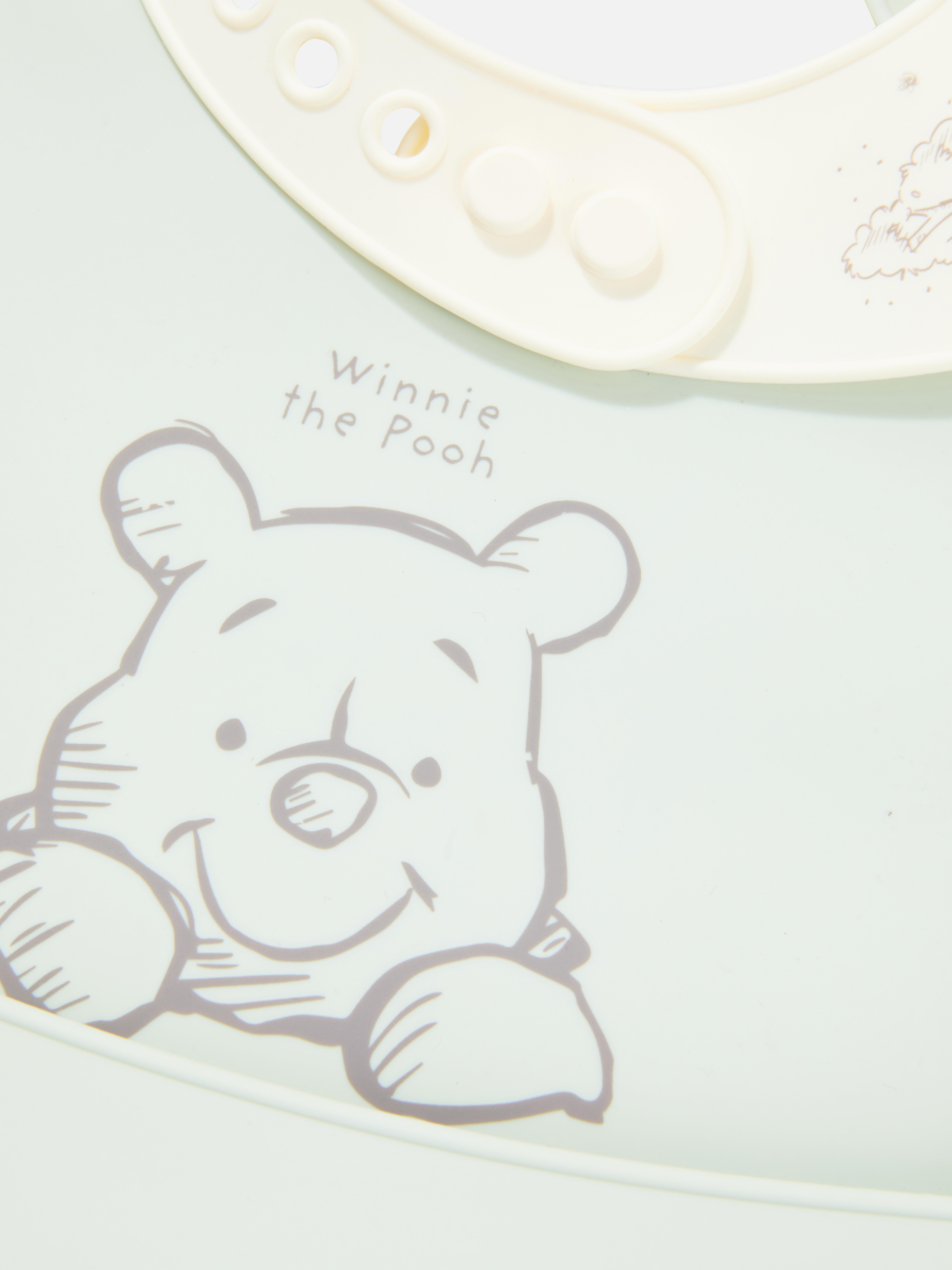 2pk Disney’s Winnie the Pooh Silicone Bibs