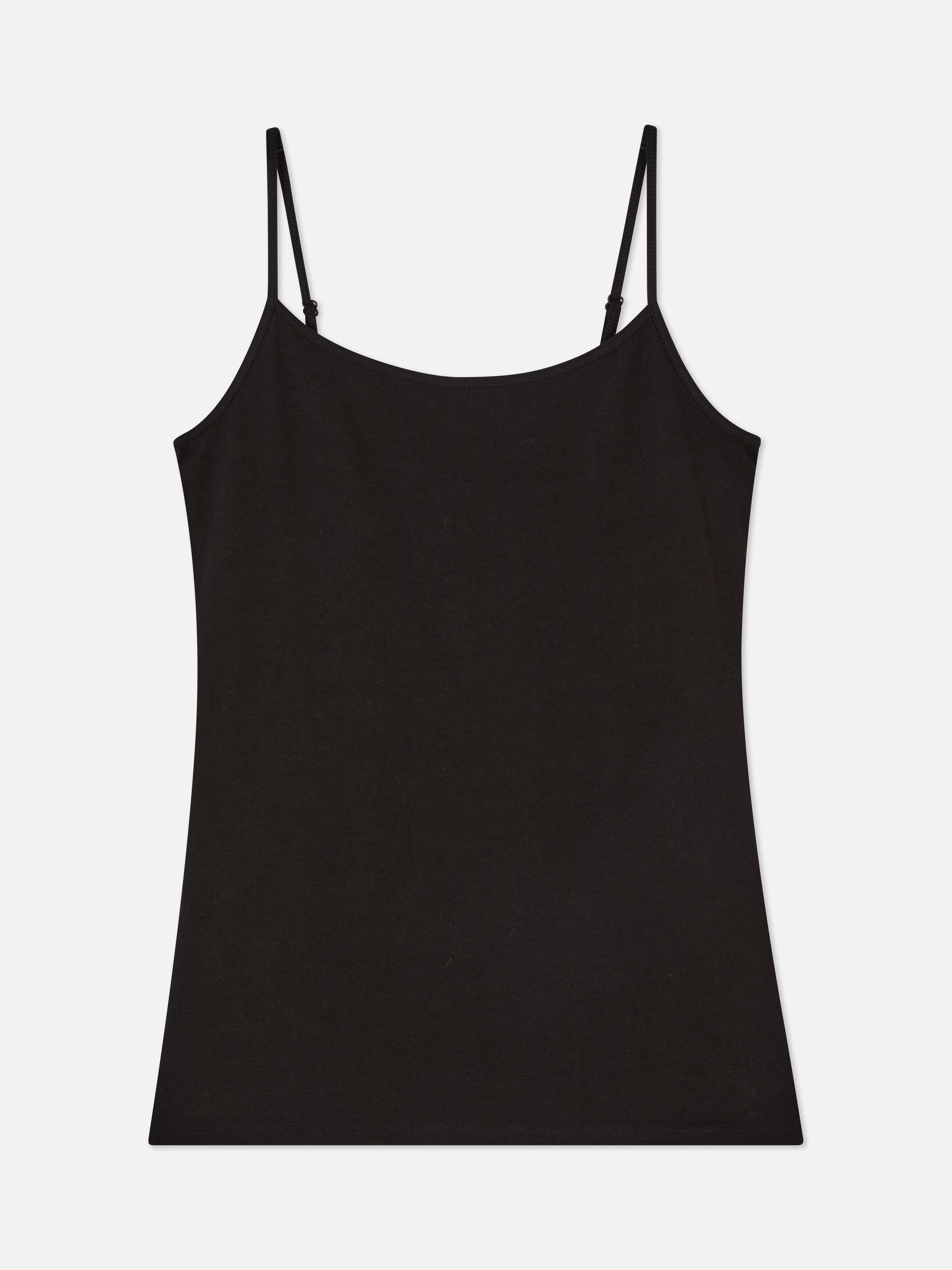 Womens Black Stretch Cami Vest | Primark