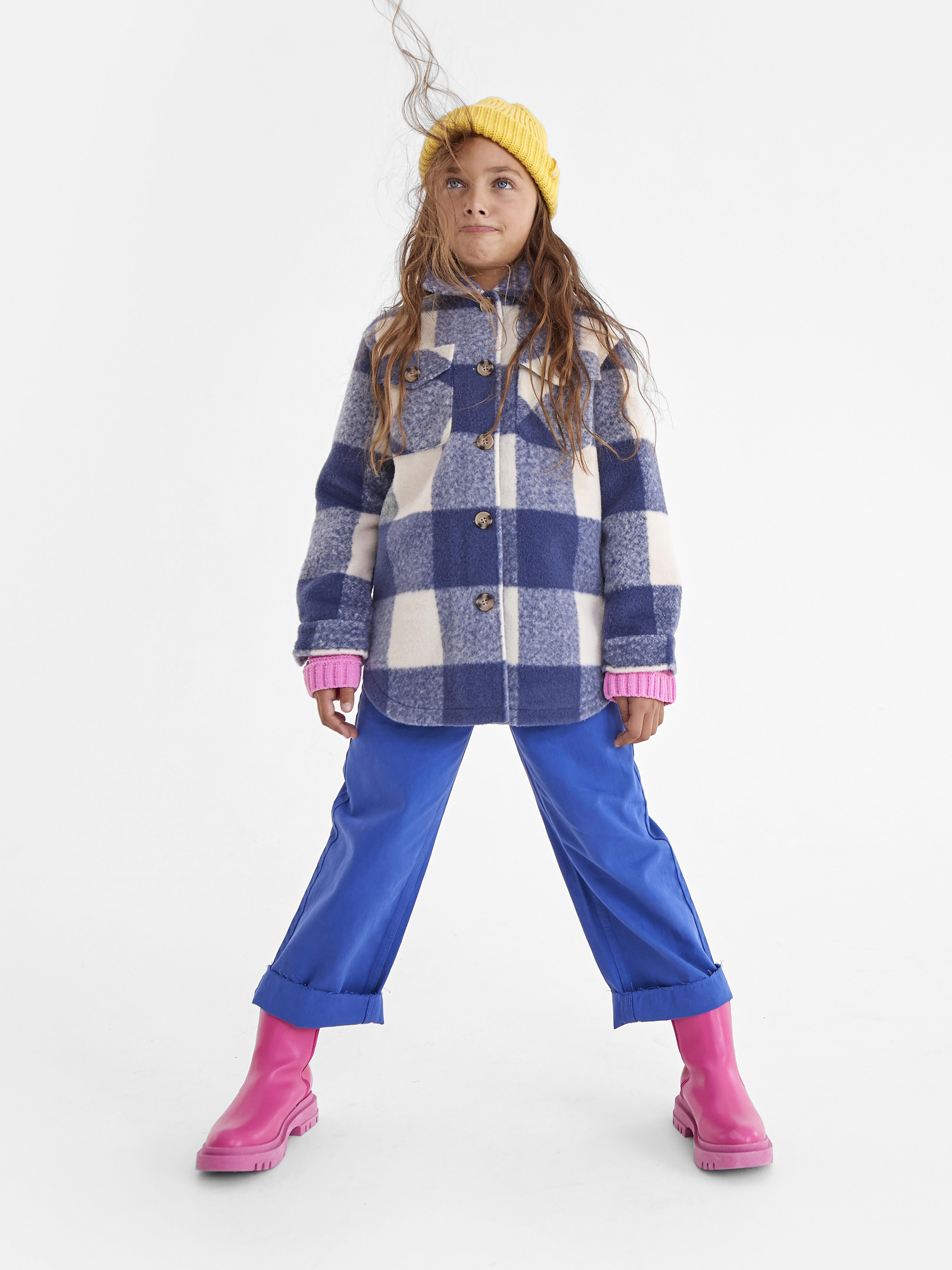 Brushed Check Shacket