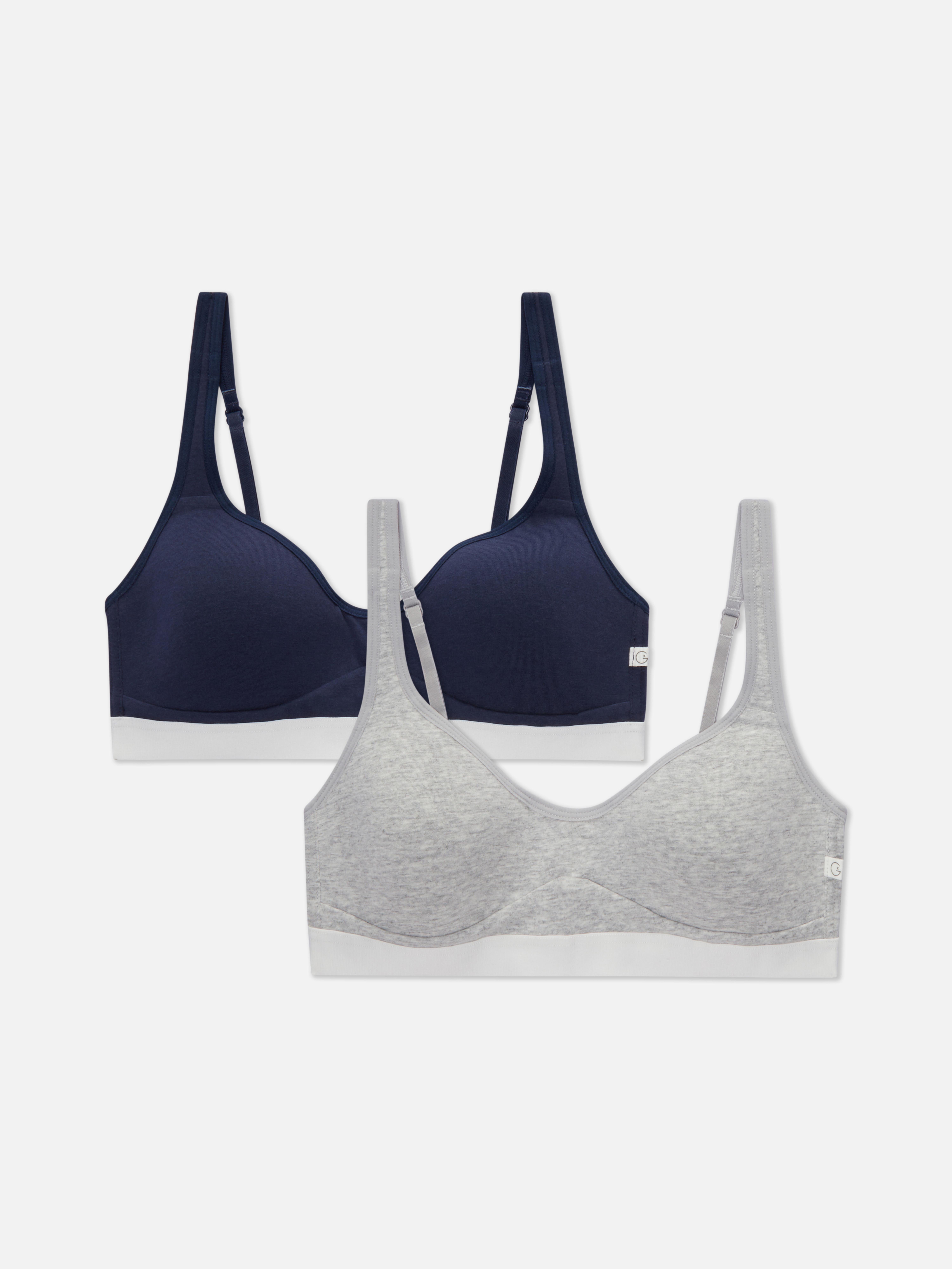 2pk Non-Wired Athletic Bralettes