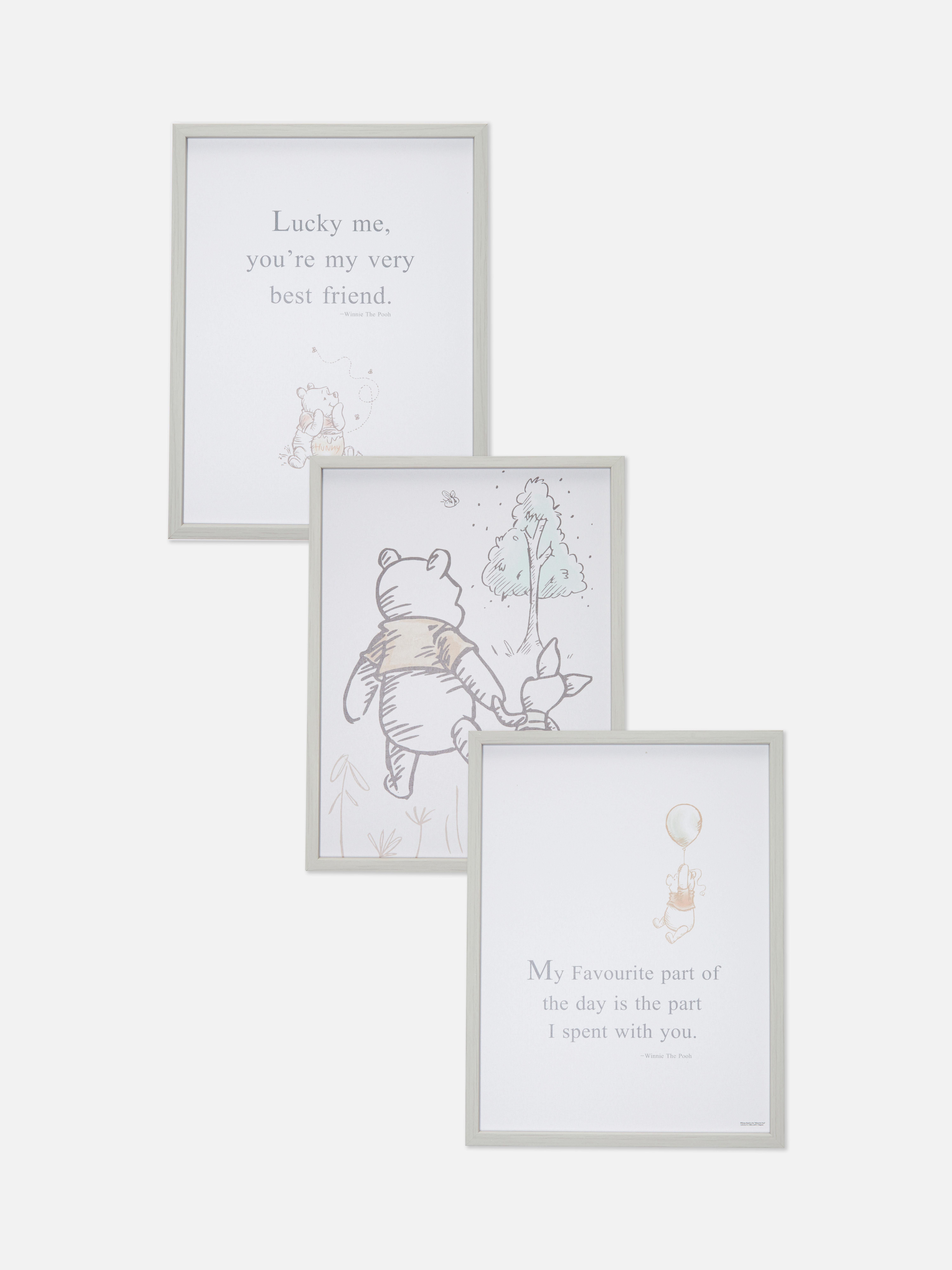 3pk Disney’s Winnie the Pooh Wall Canvases