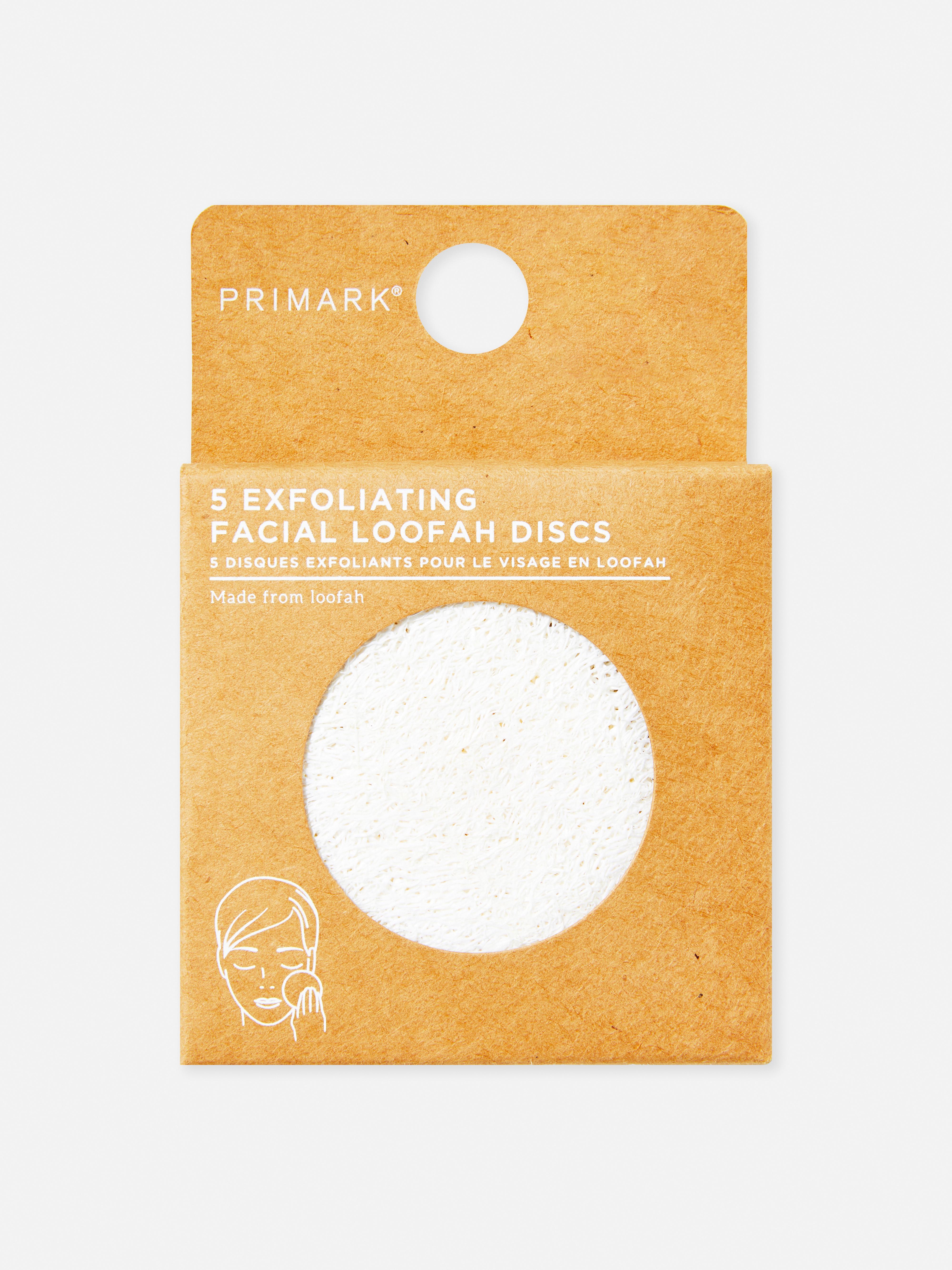 5pk Exfoliating Facial Loofah Disks