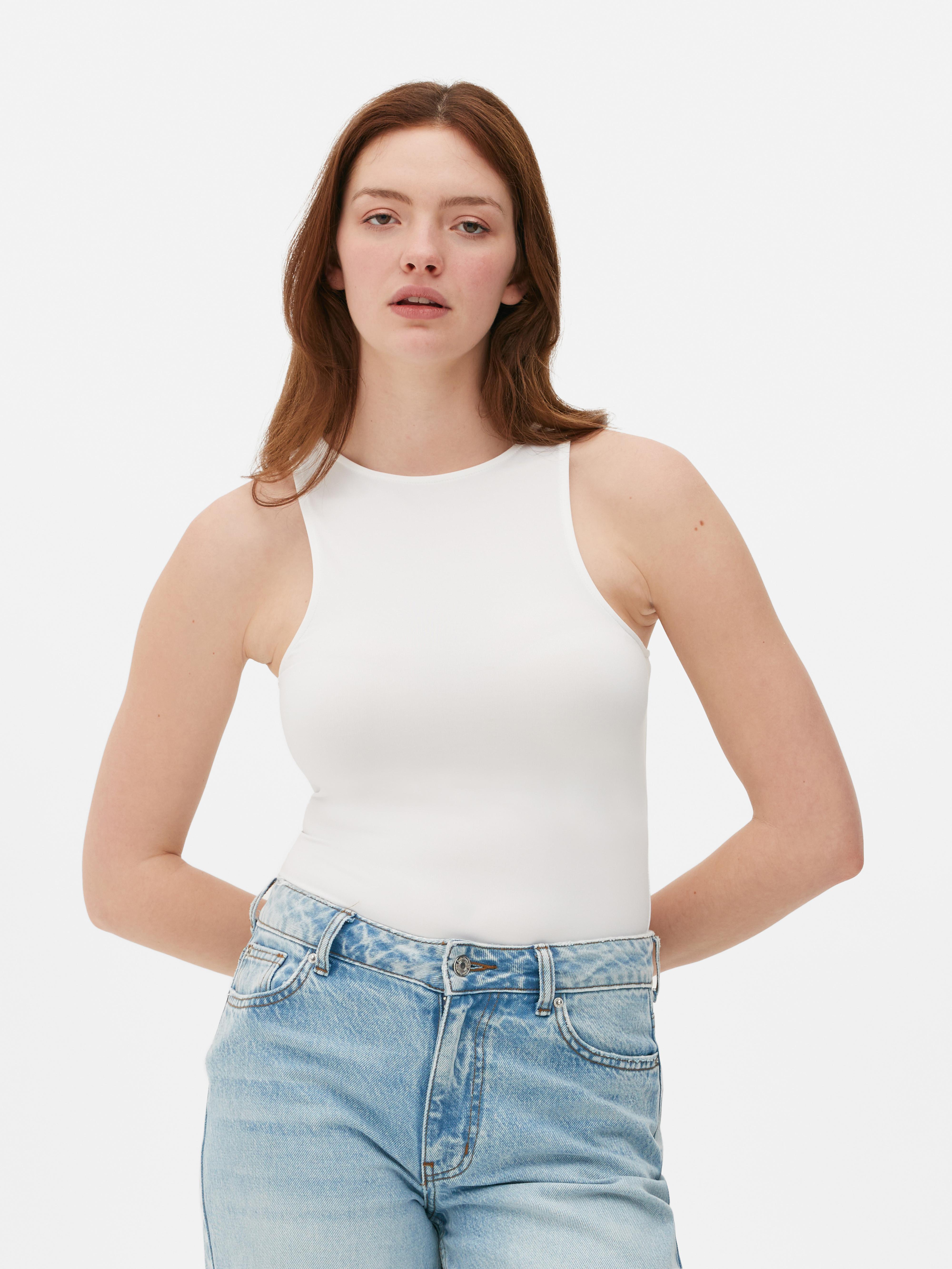 Seamfree Ribbed T-Shirt Bodysuit