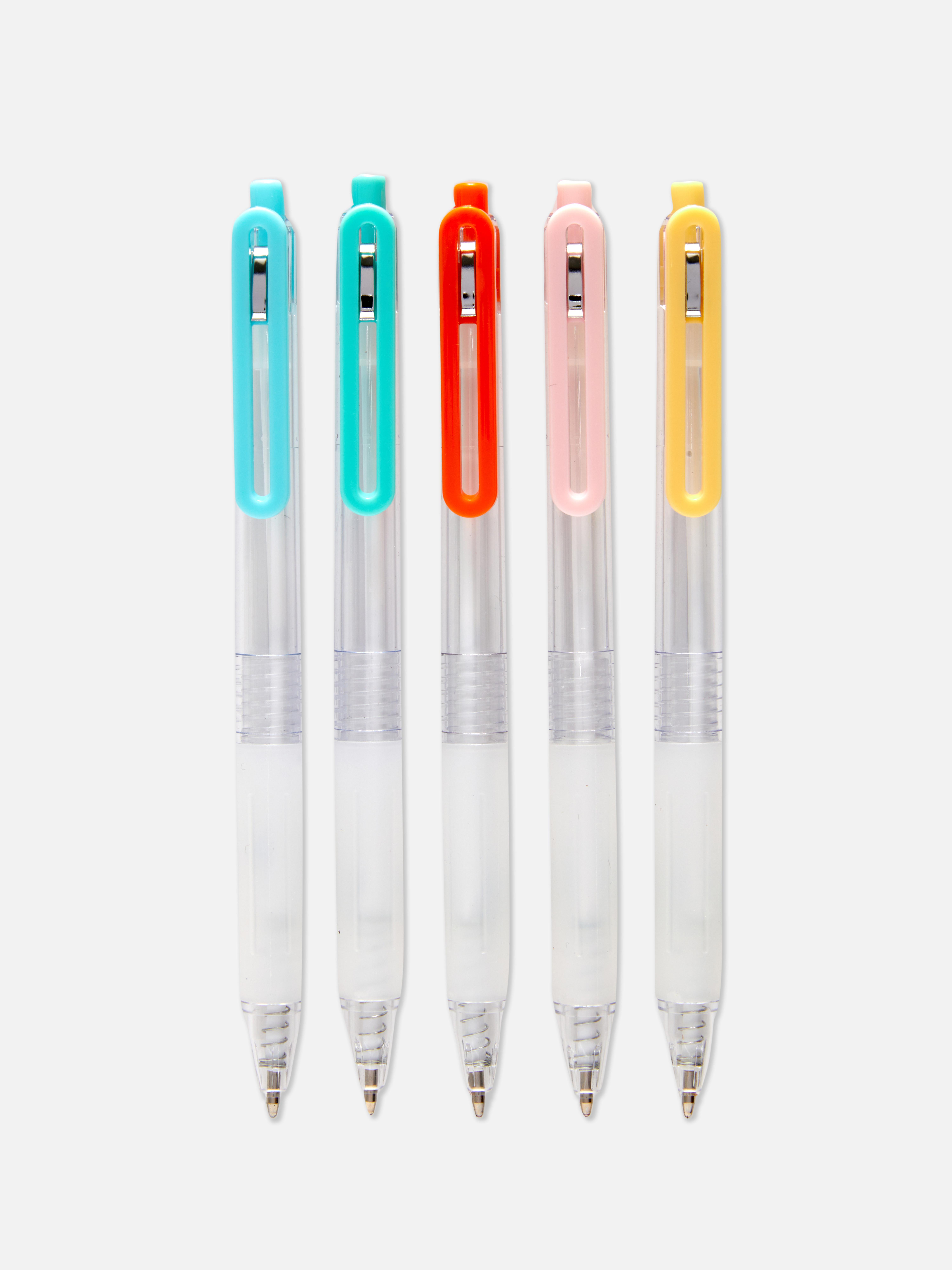 5pk Biro Pen Set Multi