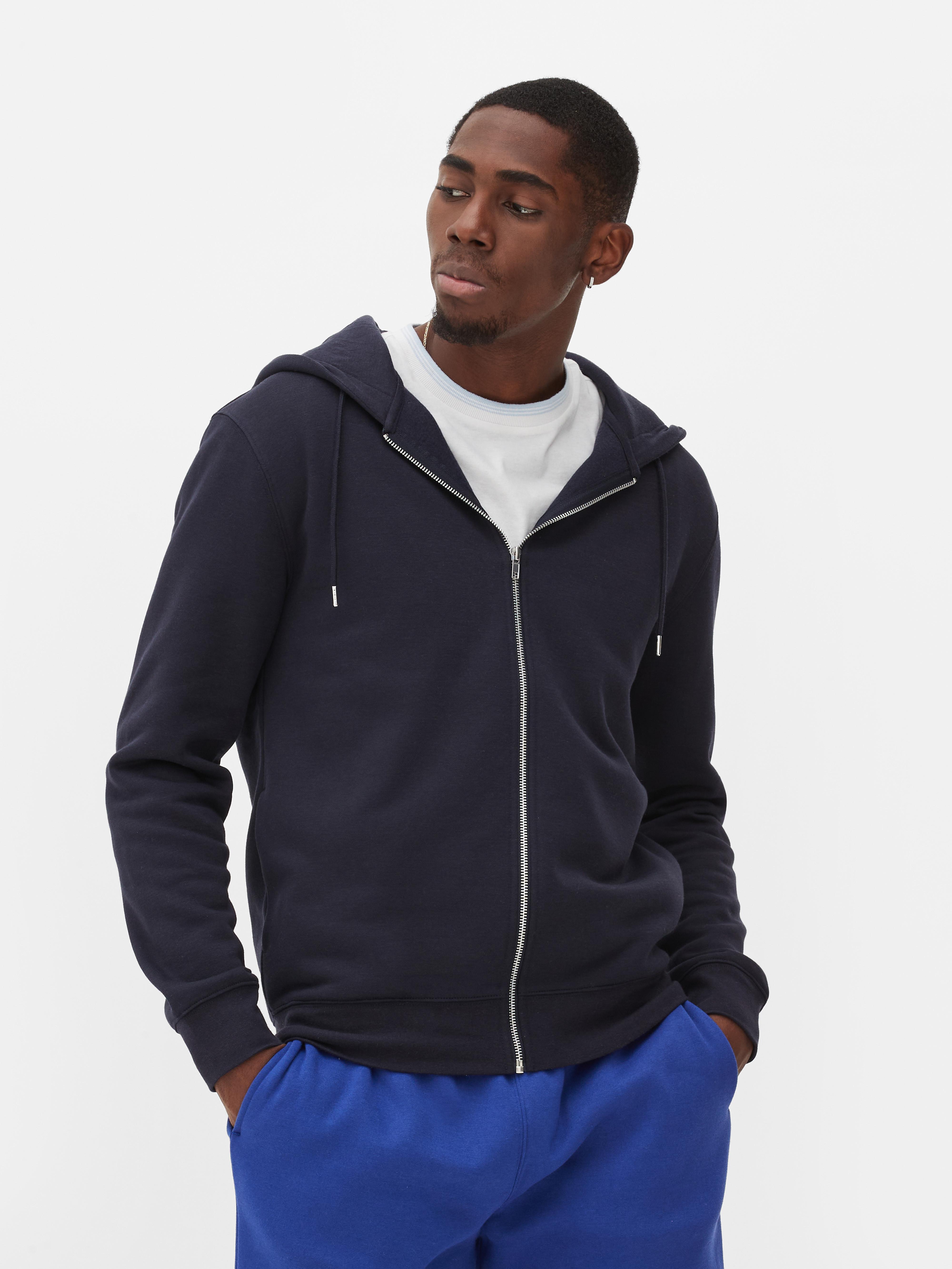 Primark grey zip discount hoodie