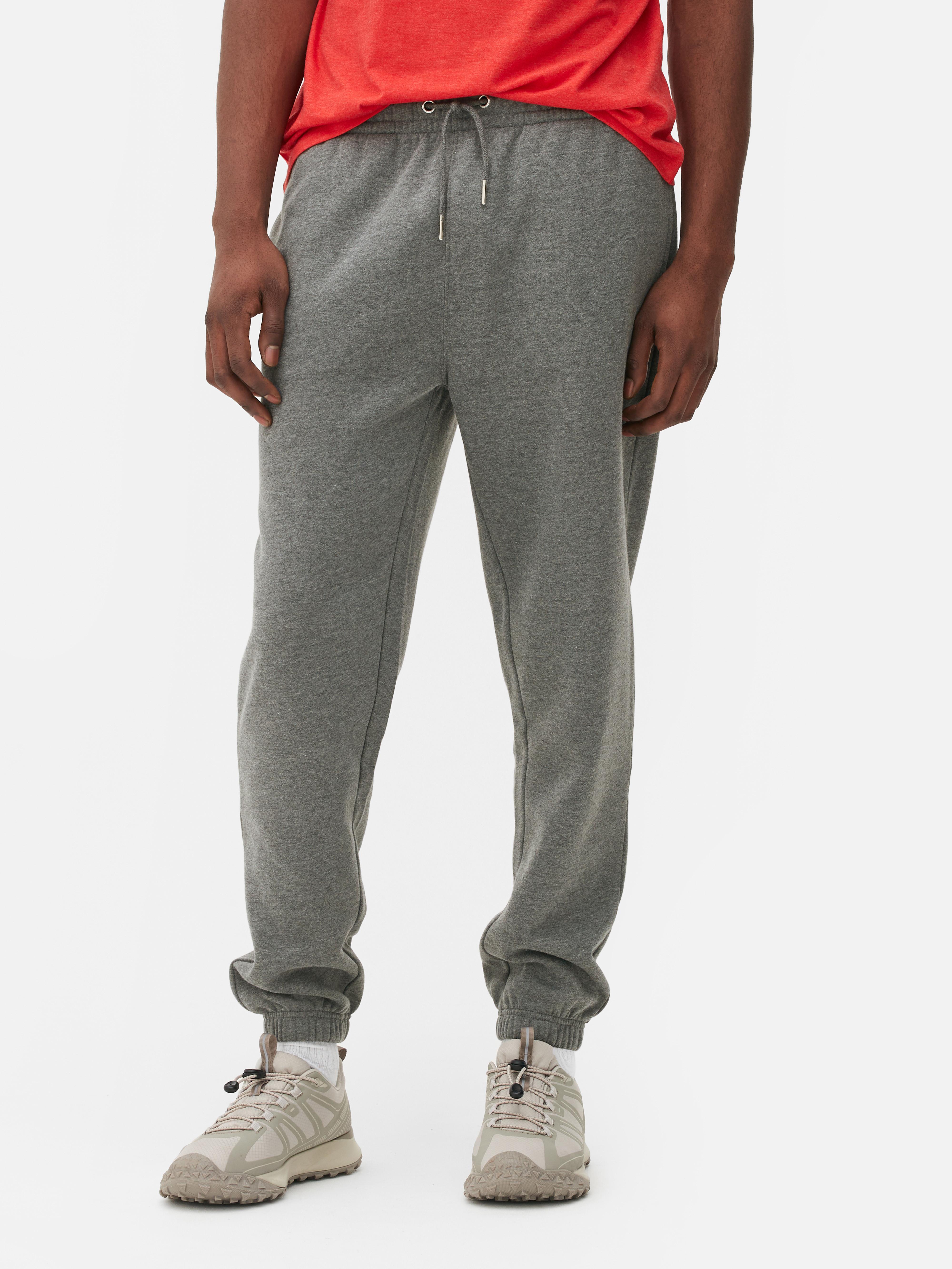 Mens Charcoal Cuffed Jogging Bottoms Primark