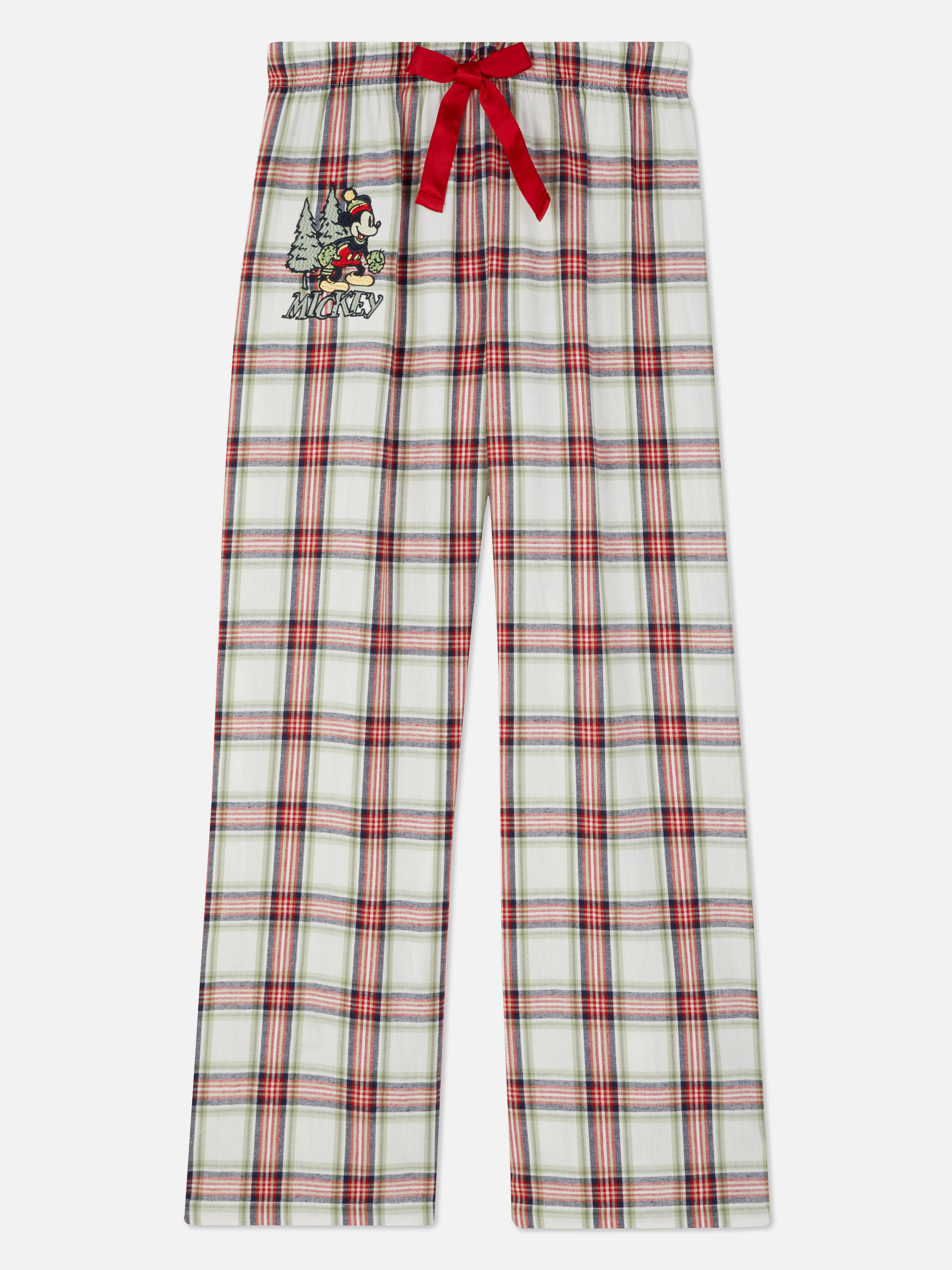 Disney's Mickey Mouse Plaid Pyjama Bottoms