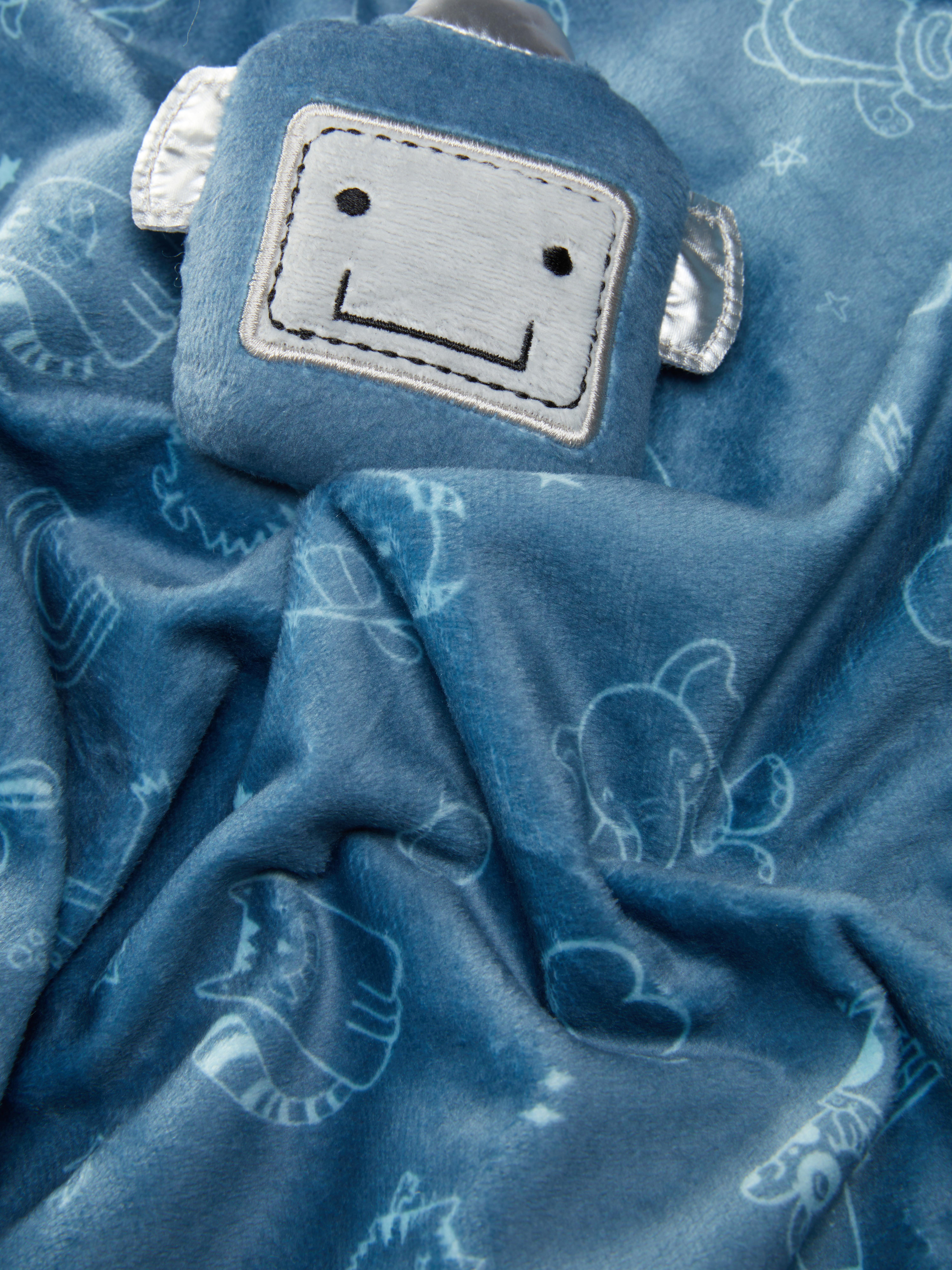 Robot Fleece Comforter