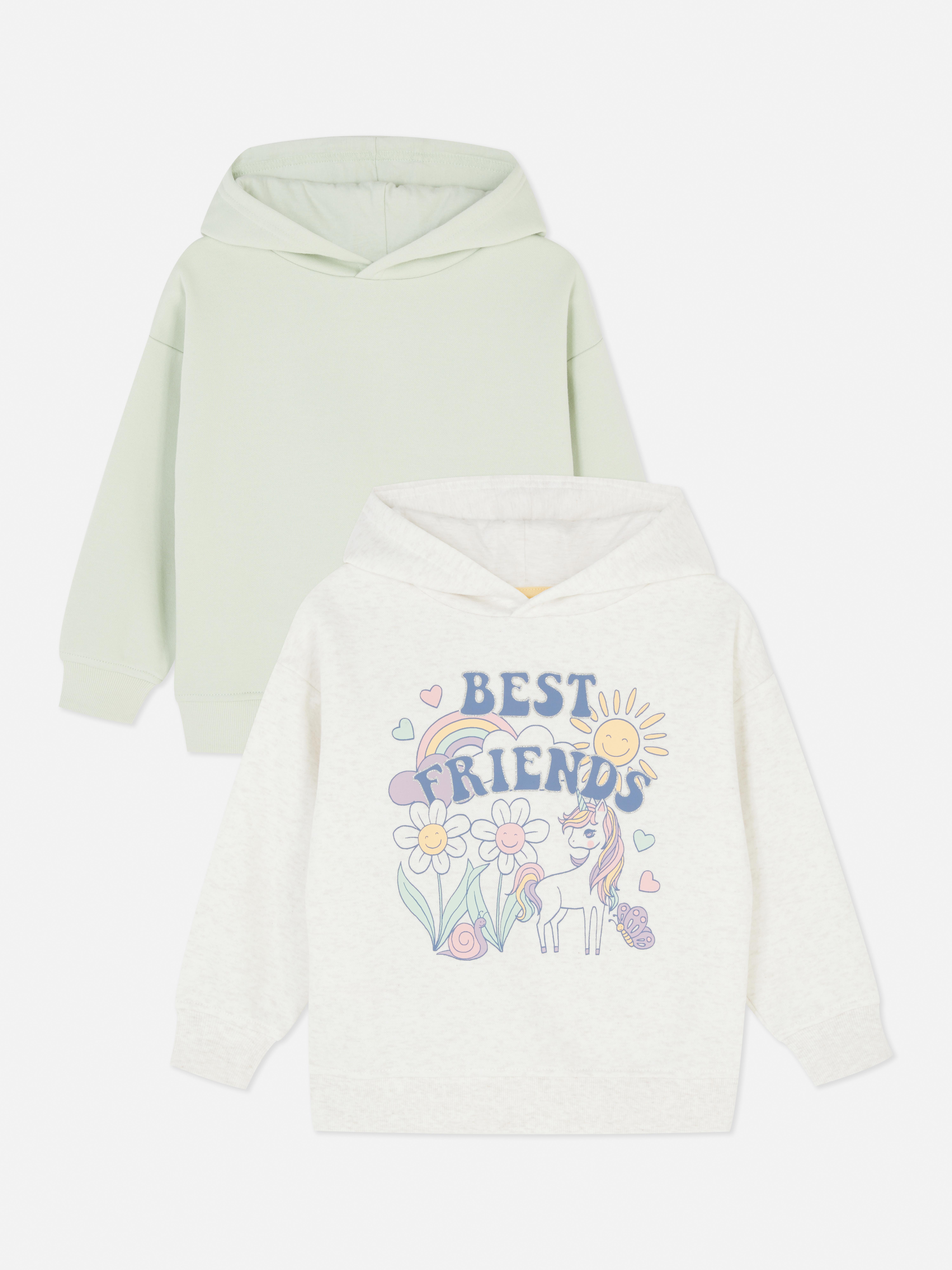 2pk Long Sleeve Hoodies Primark