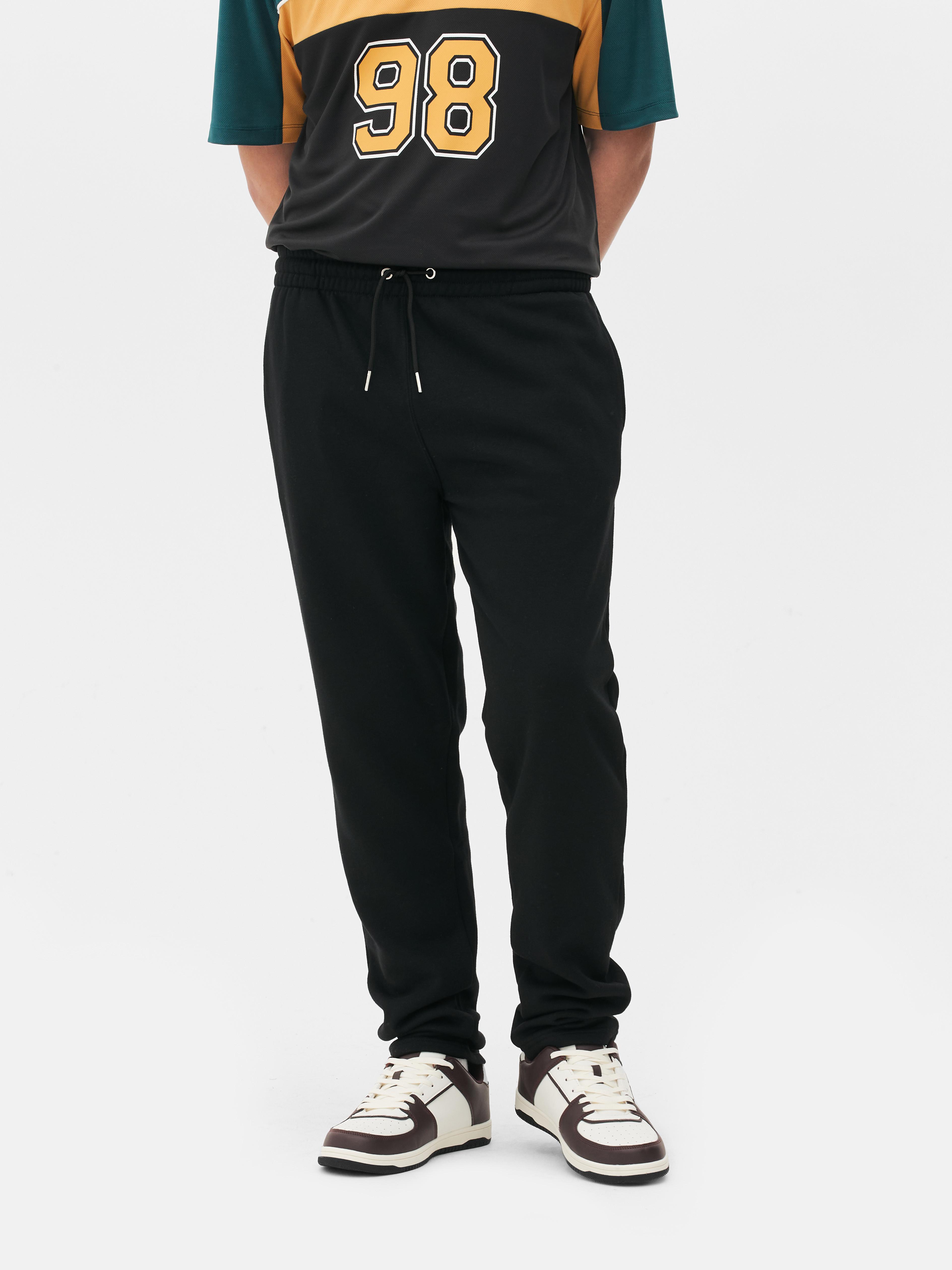 Black Straight Leg Joggers