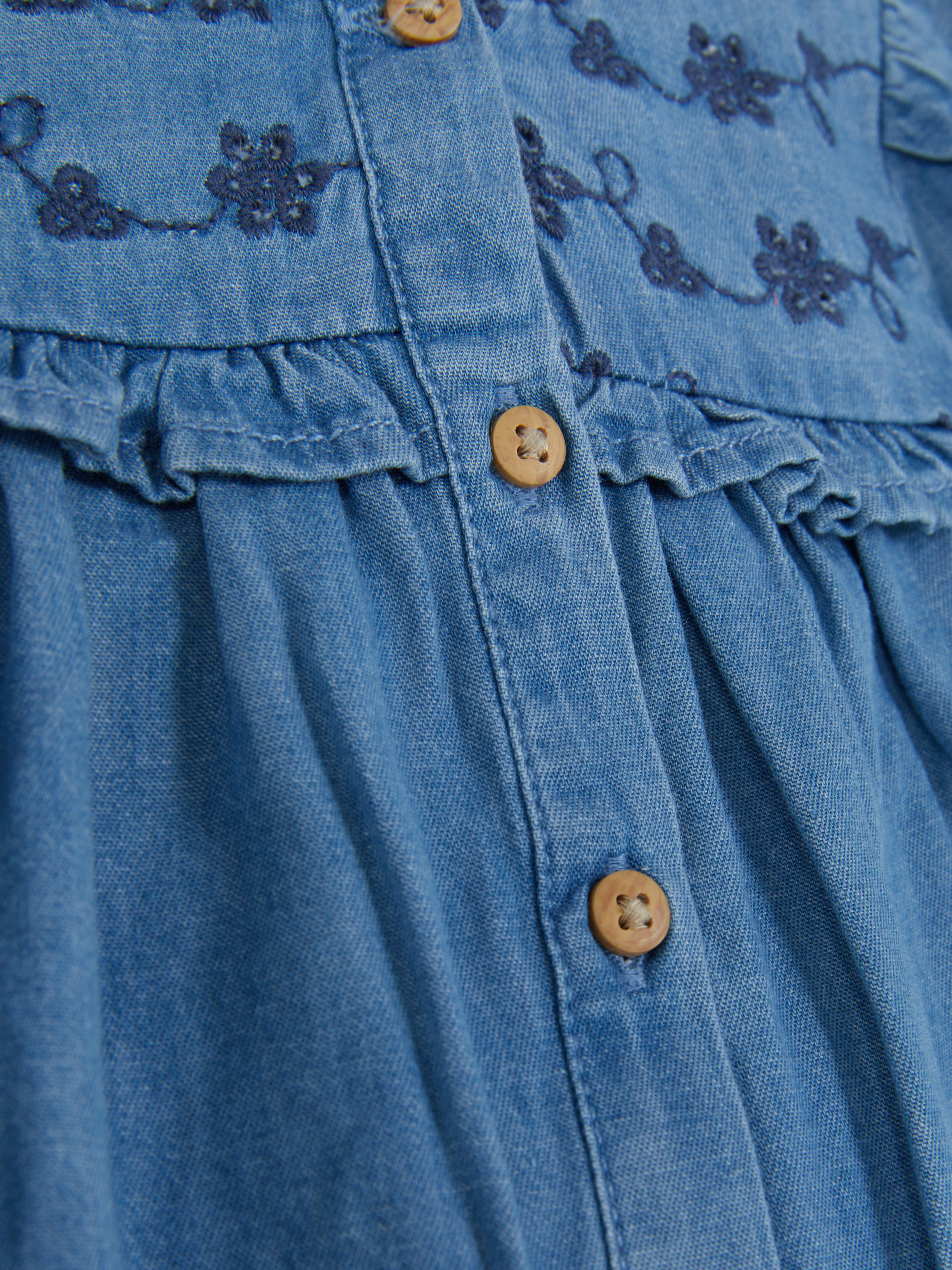 Denim Chambray Blouse