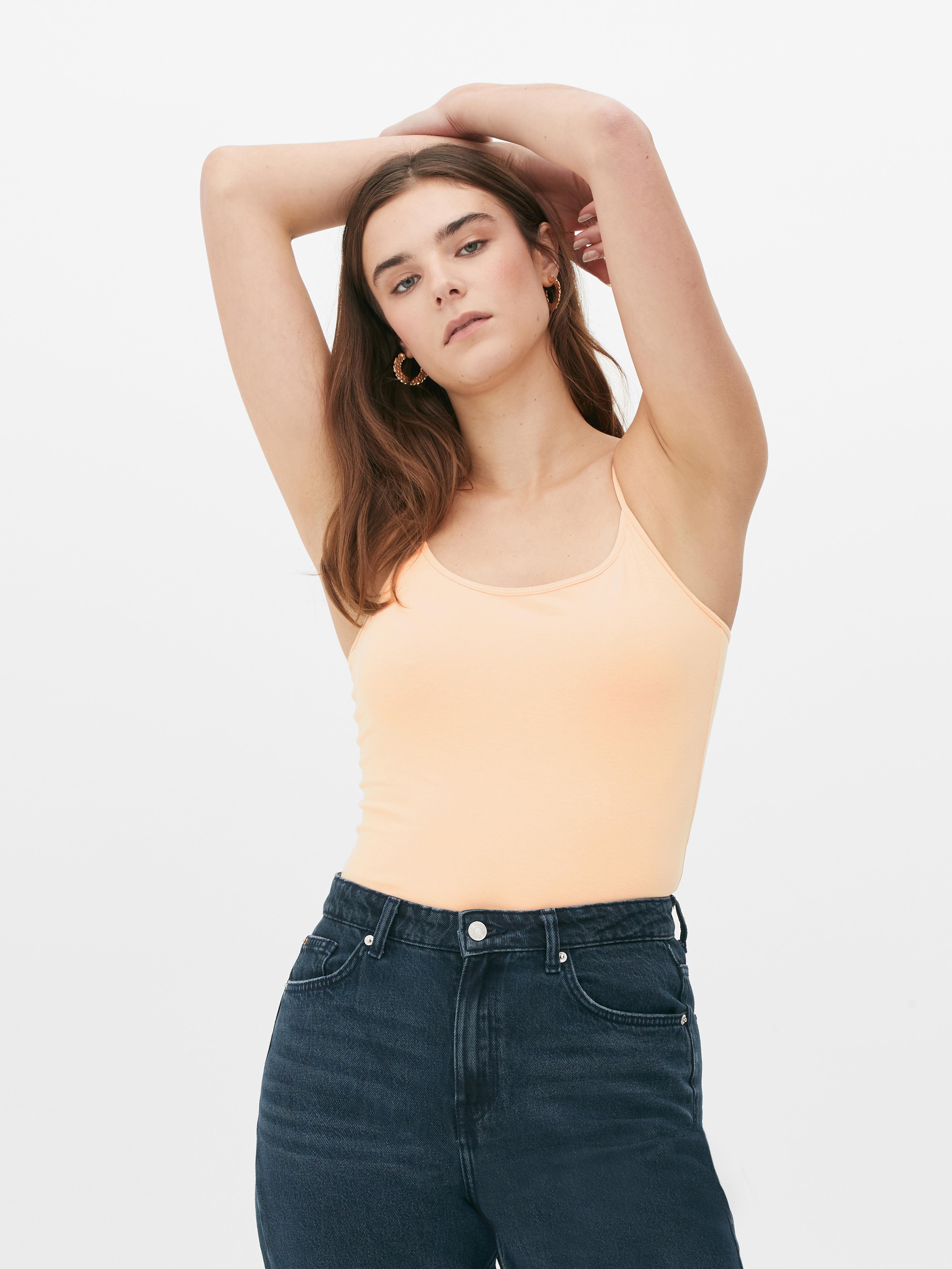 Adjustable Strap Stretch Cami Top | Primark