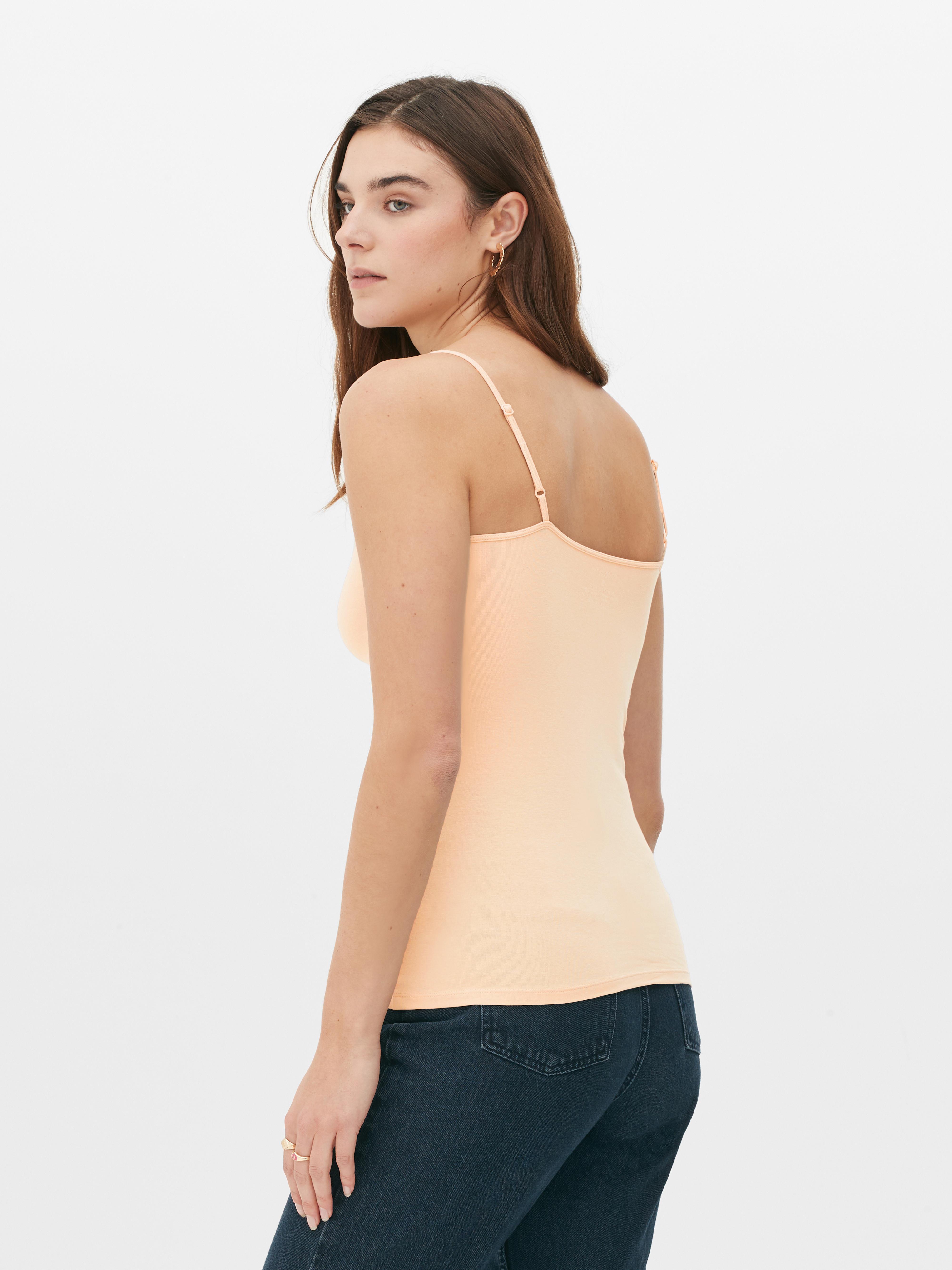 Adjustable Strap Stretch Cami Top Primark