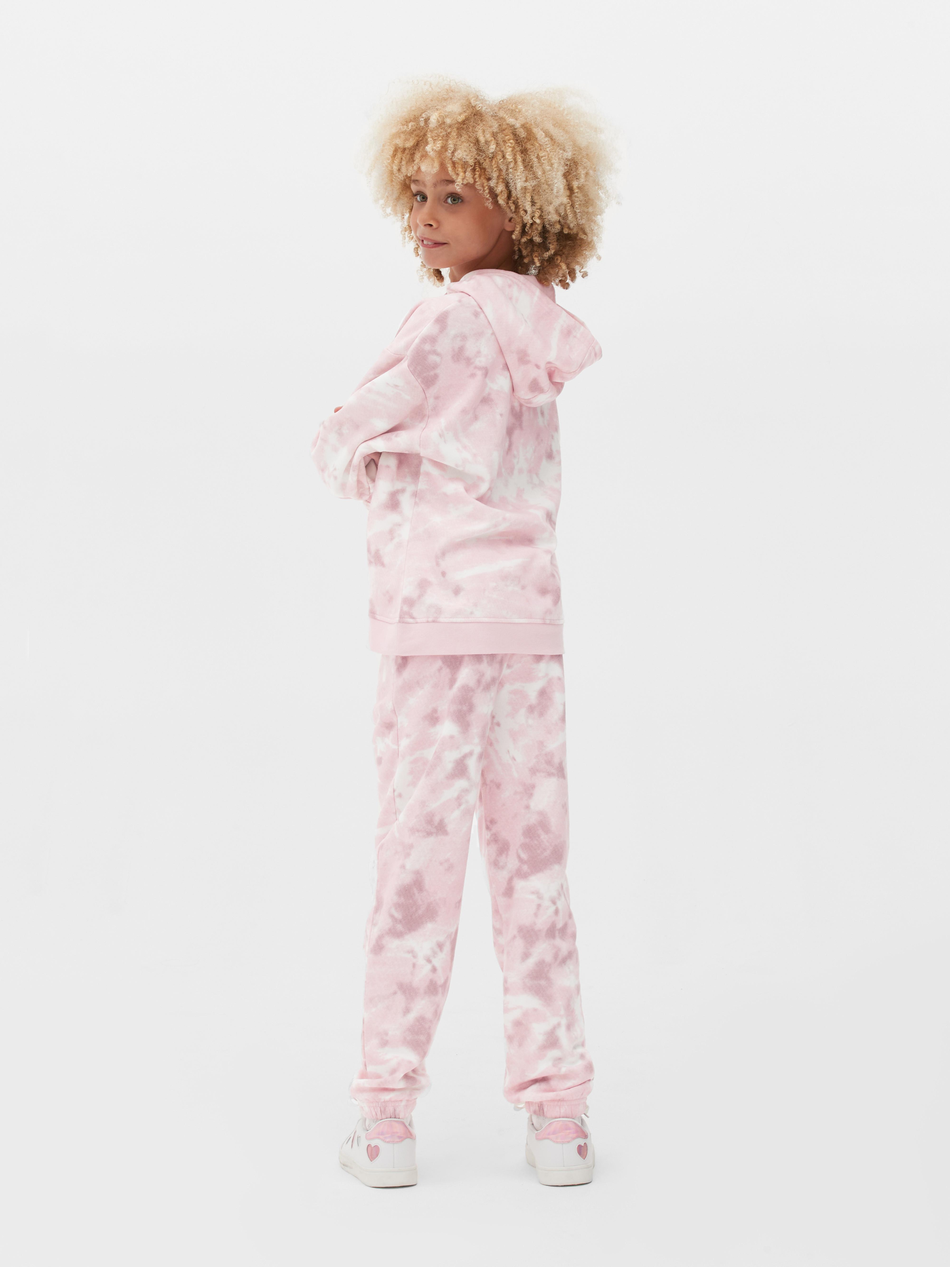 Girls Pink Tie-Dye Hoodie and Joggers Co-ord Set | Primark