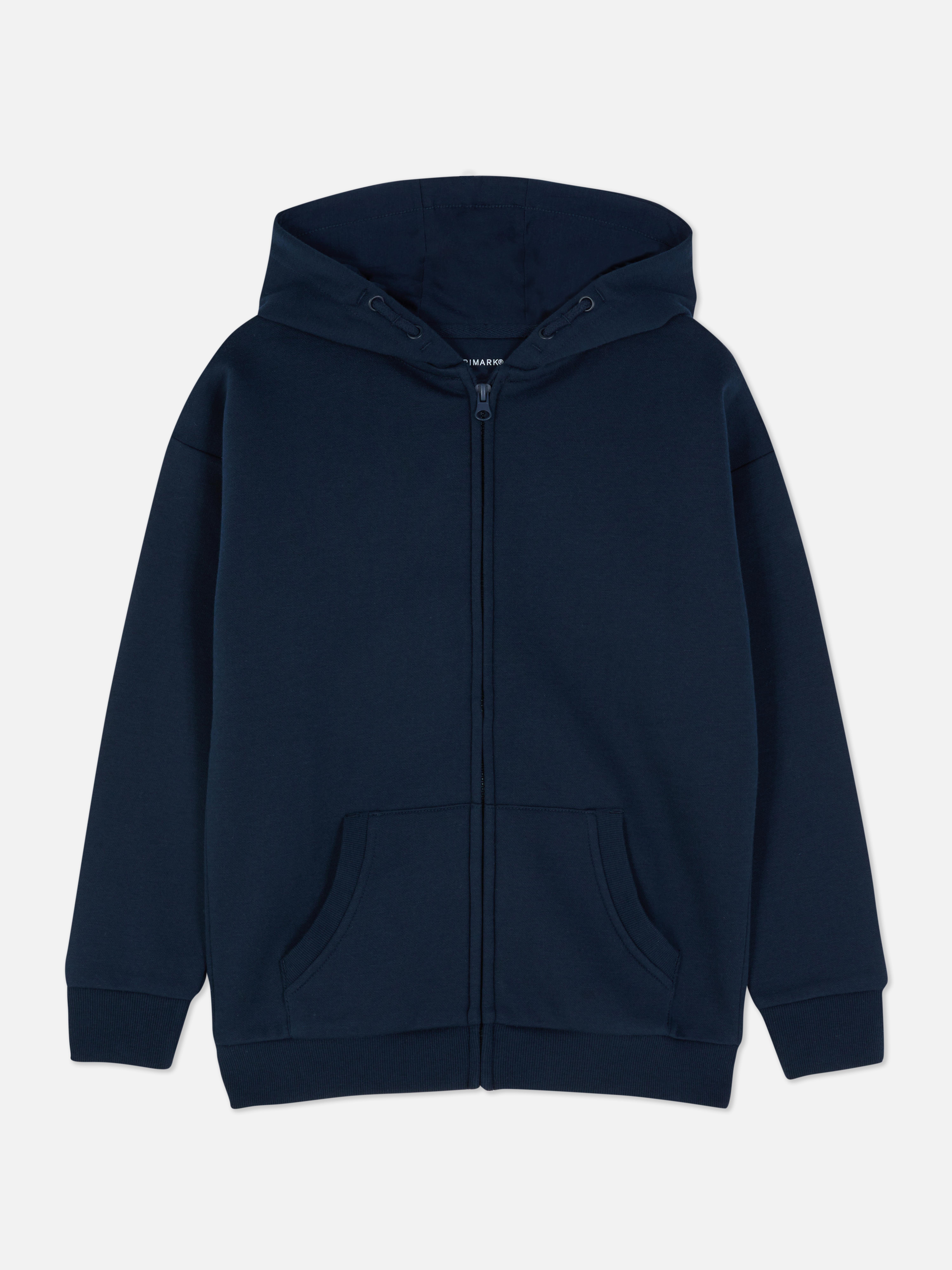 Felpa a maniche lunghe con cappuccio e zip