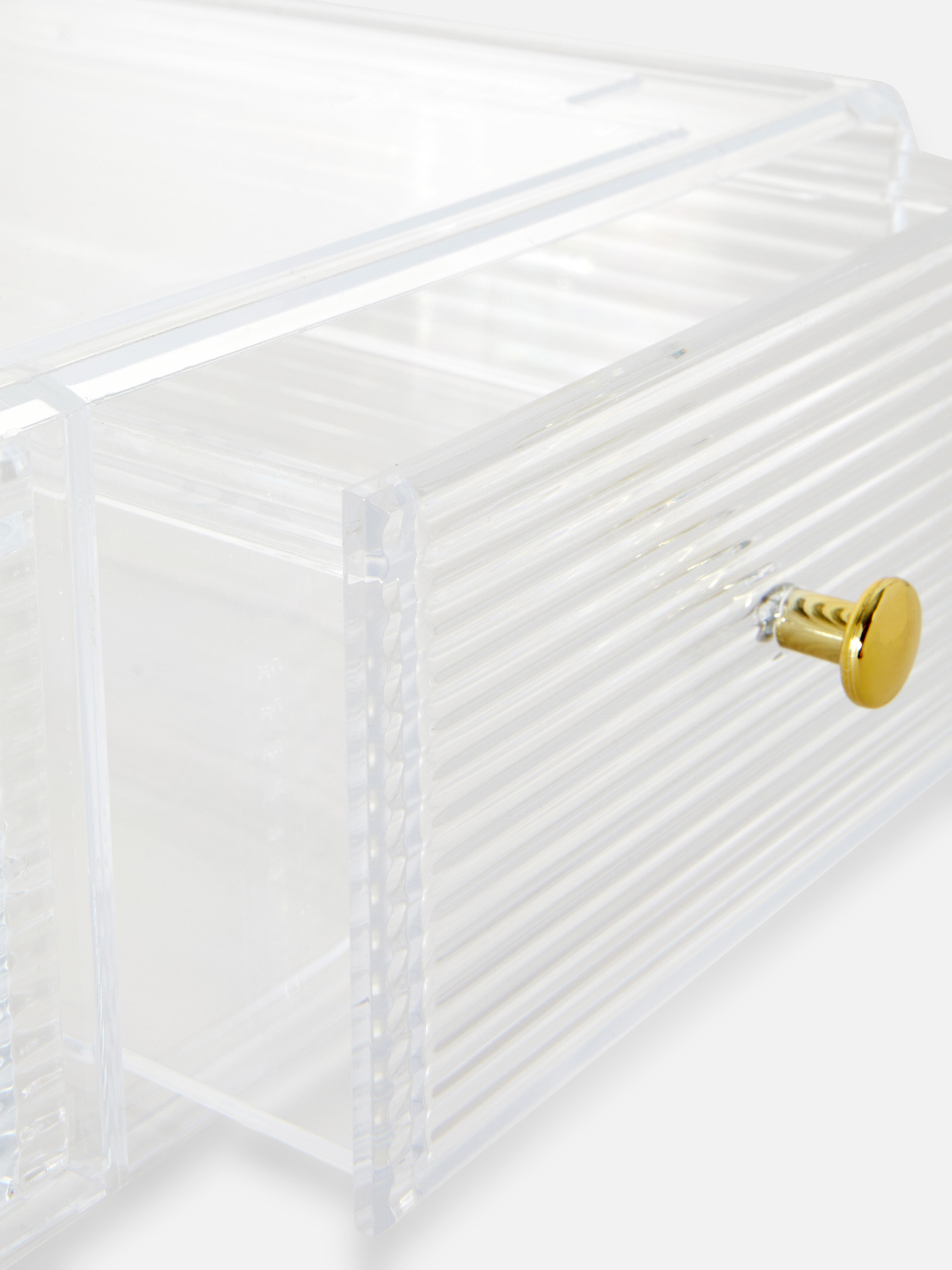 Textured Stacking Storage Drawers