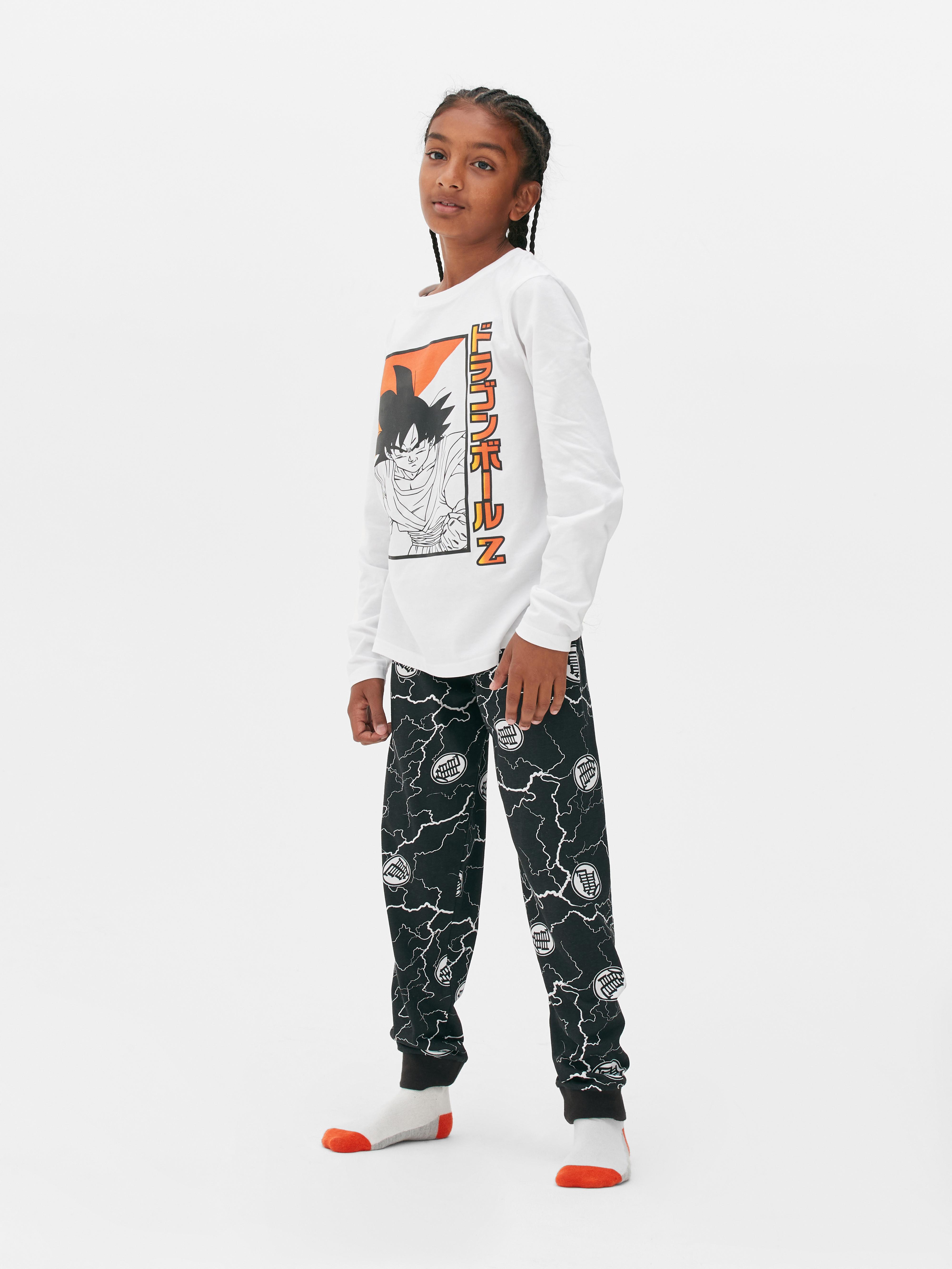 Pyjama Dragon Ball Z Homme - T-Shirt & Pantalon 100% Coton | Design Goku Anime Pour Fans