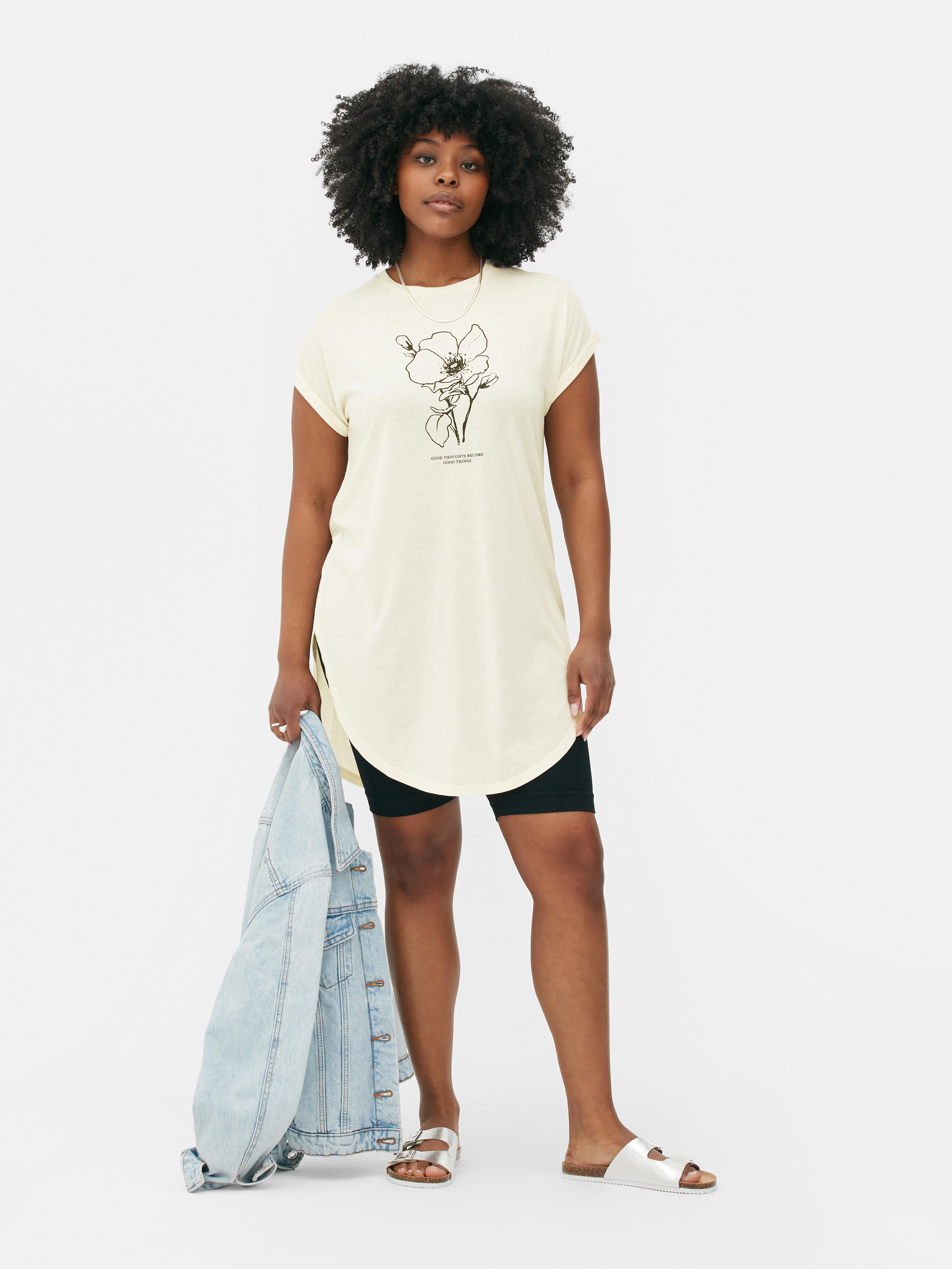 T shirt Long Imprim Primark